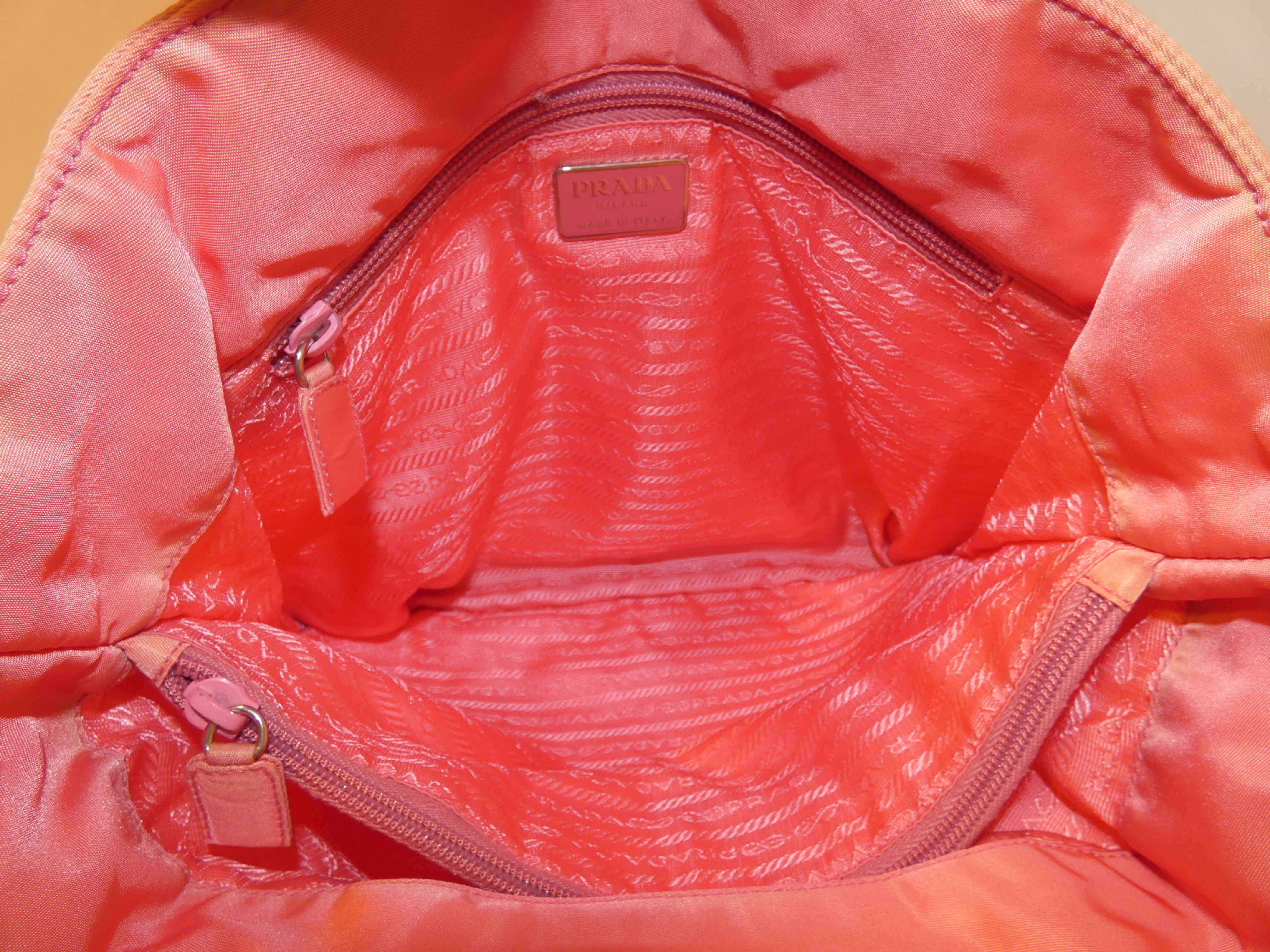 Nylon Pink Hand Tote Bag — view 8