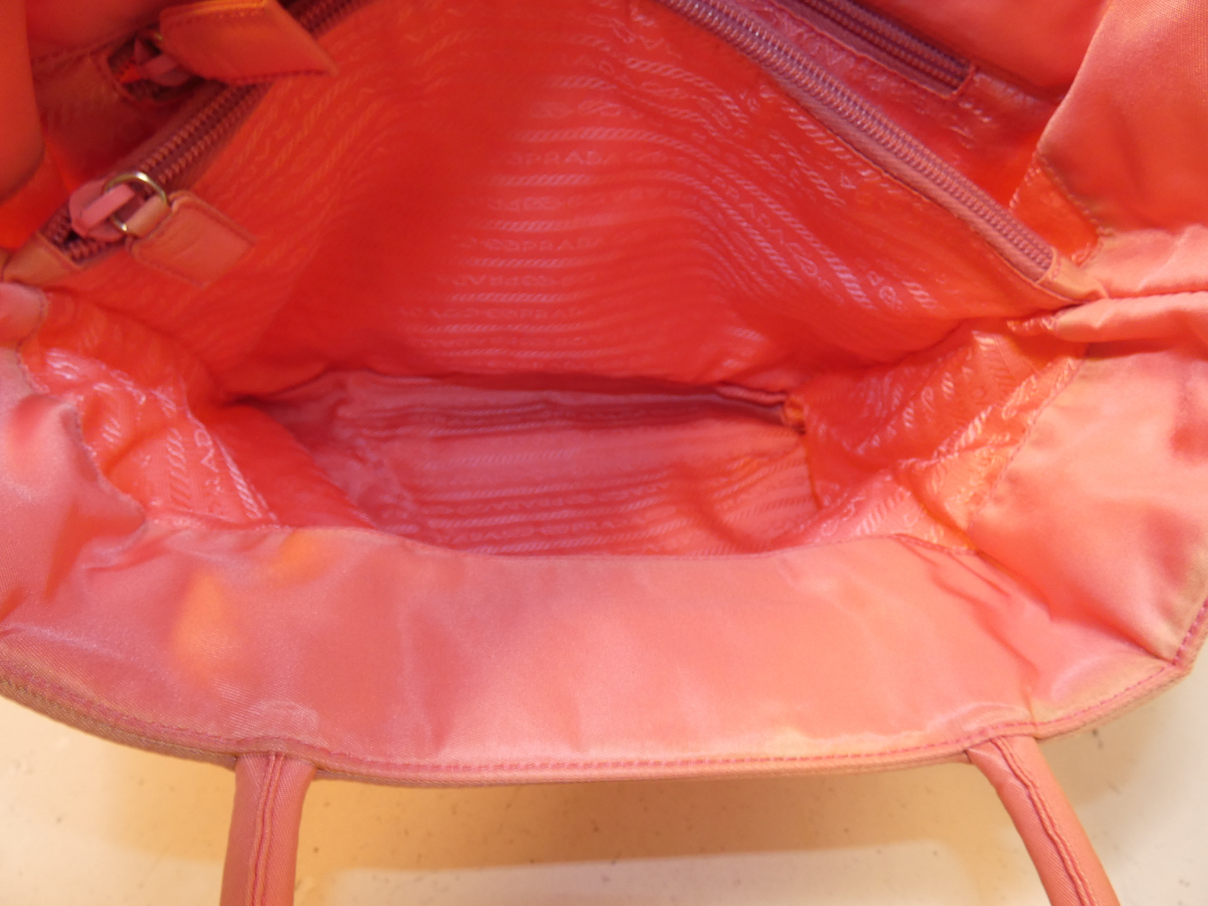 Nylon Pink Hand Tote Bag — view 9