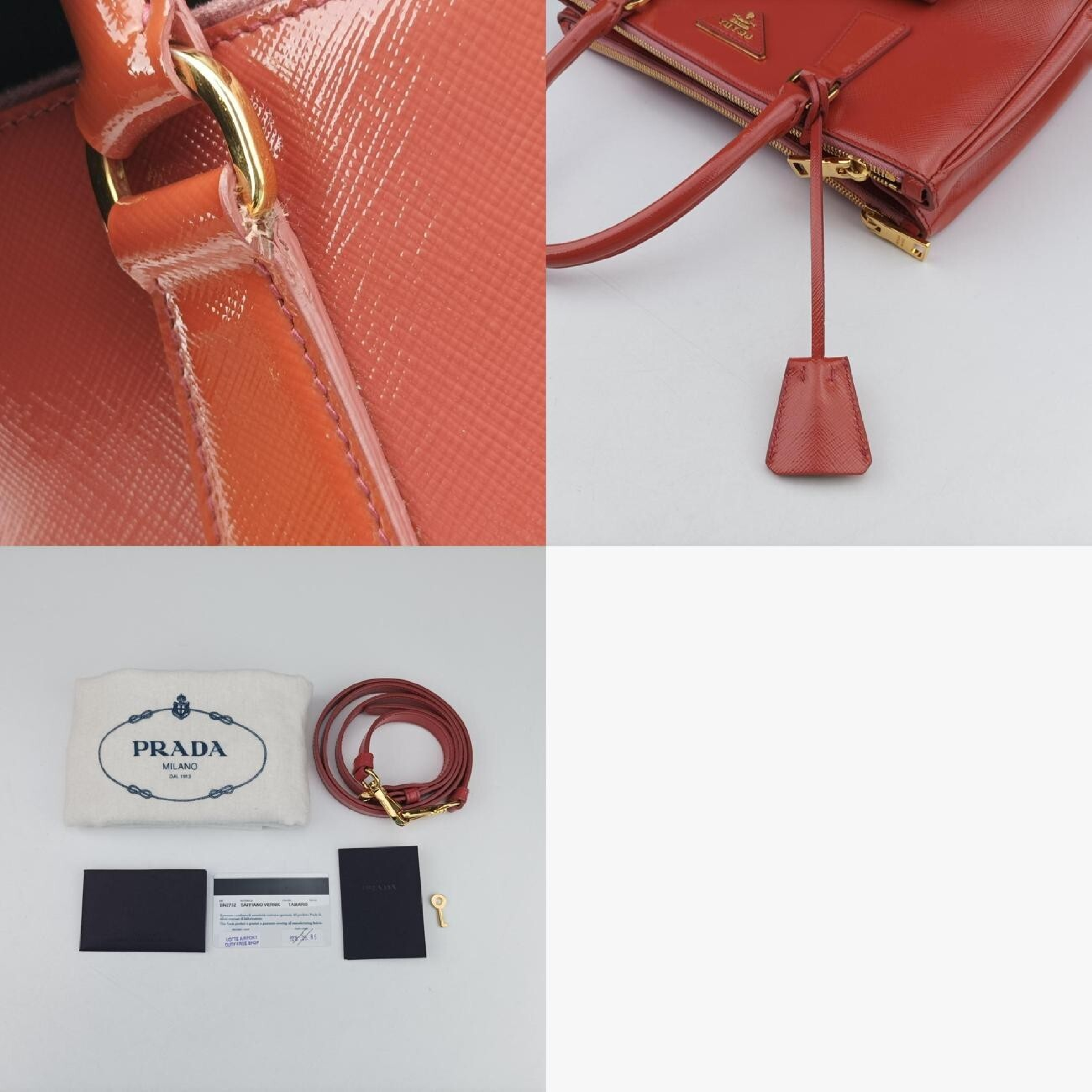 Galleria Front Pocket Orange Patent BN2674 14 — view 11
