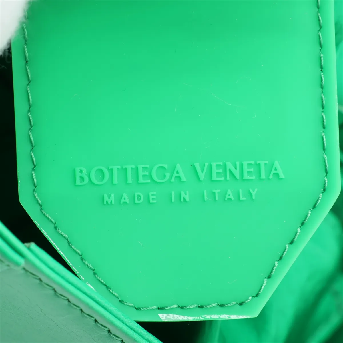 Maxi Intrecciato Candy Cassette Leather Shoulder Bag, Green — view 8