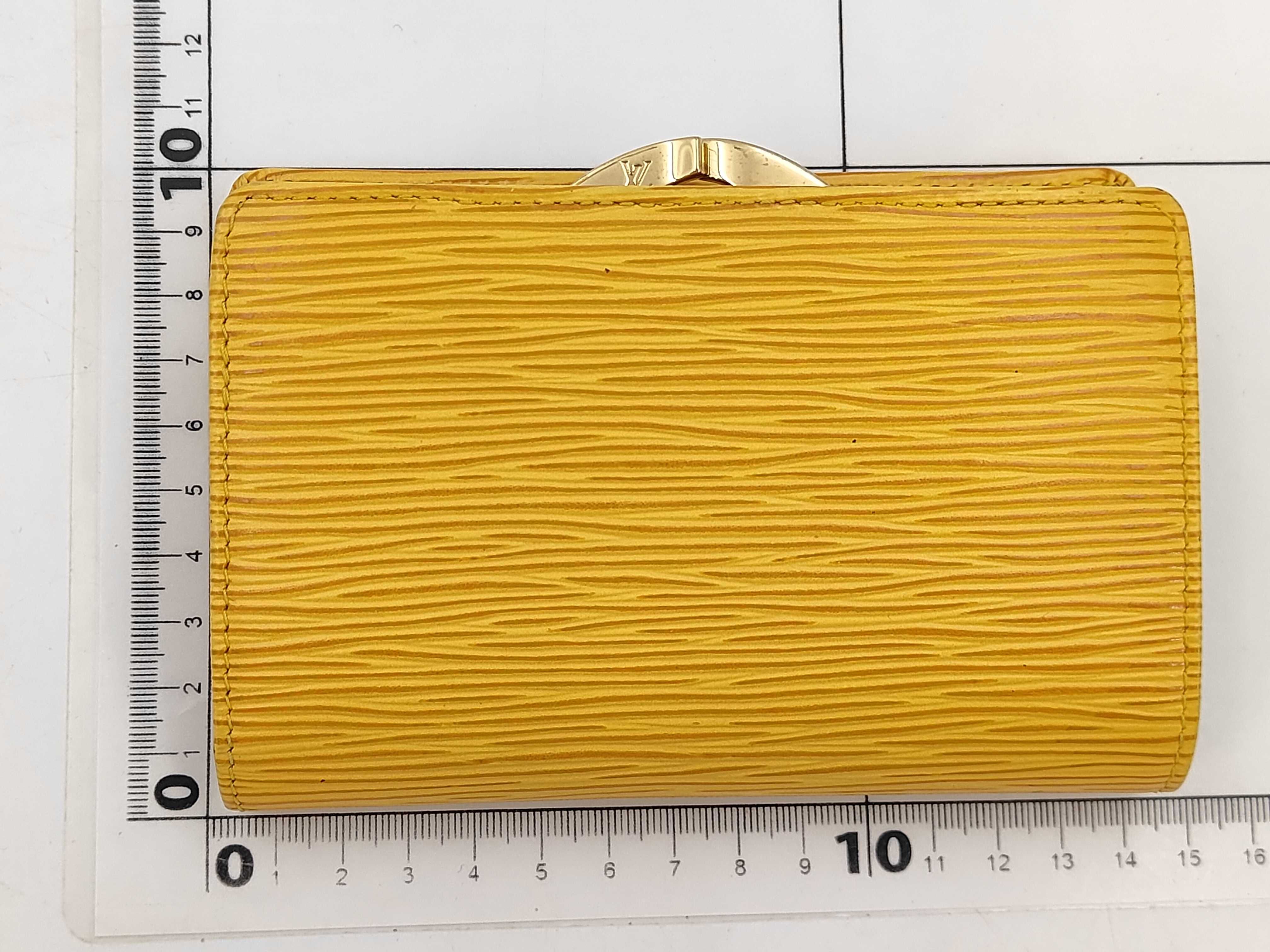 Epi Portemonnaie Viennois Epi Tassili Yellow Wallet — view 2