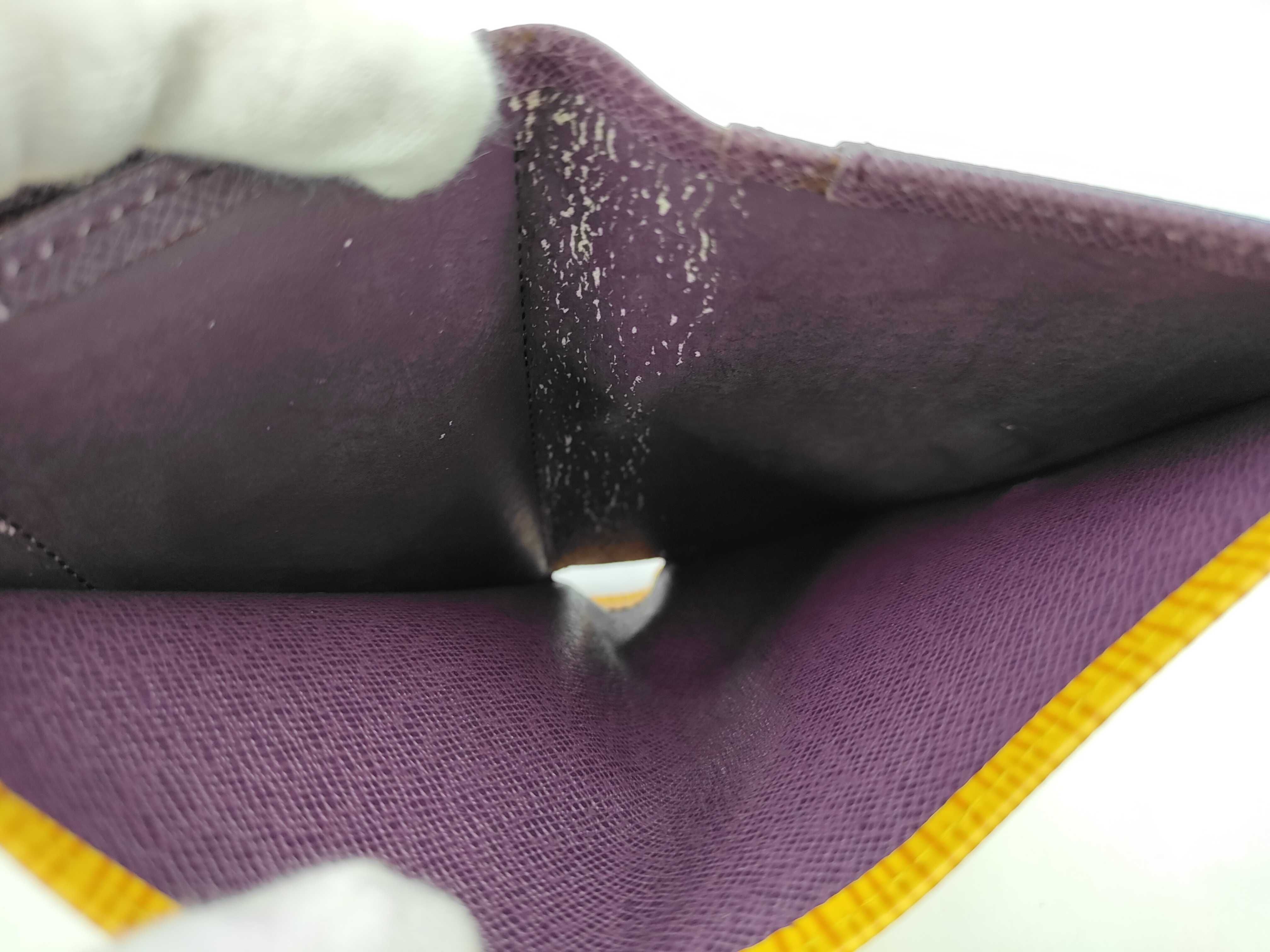 Epi Portemonnaie Viennois Epi Tassili Yellow Wallet — view 11