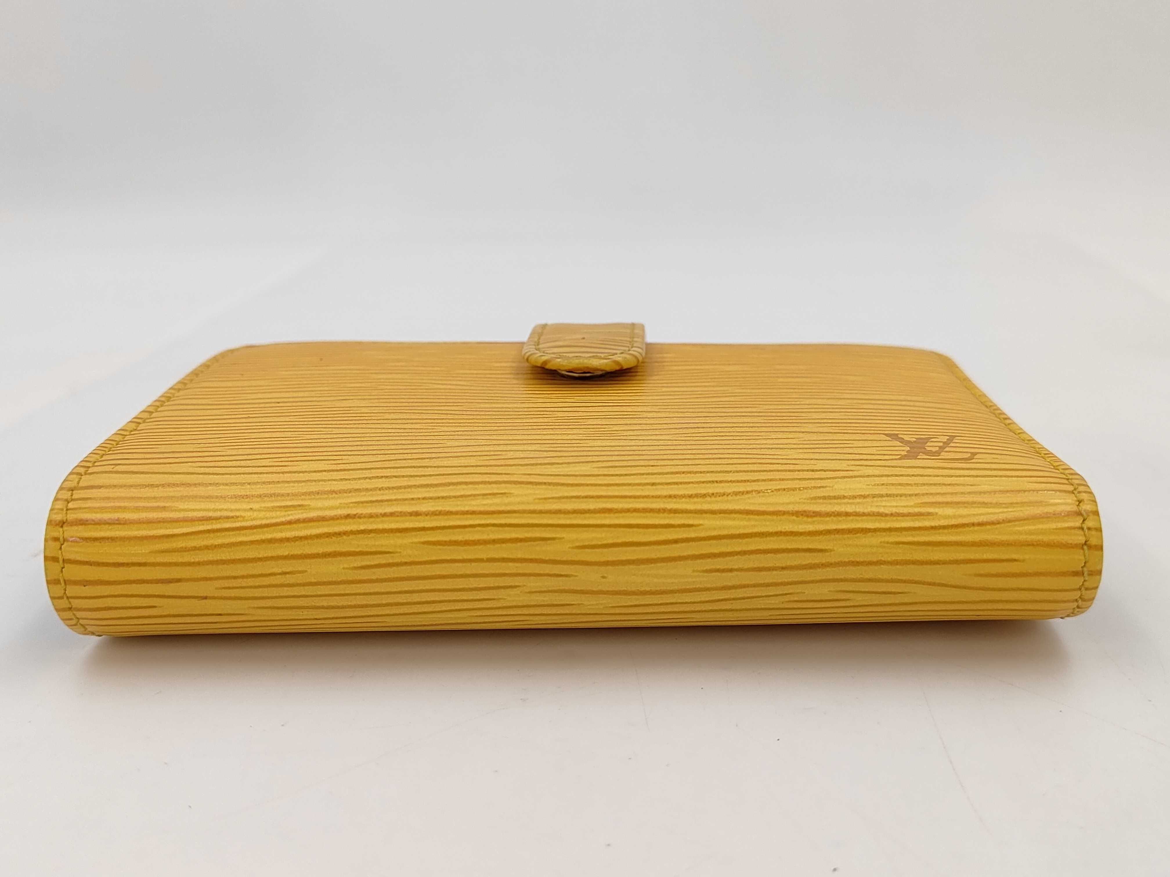 Epi Portemonnaie Viennois Epi Tassili Yellow Wallet — view 3