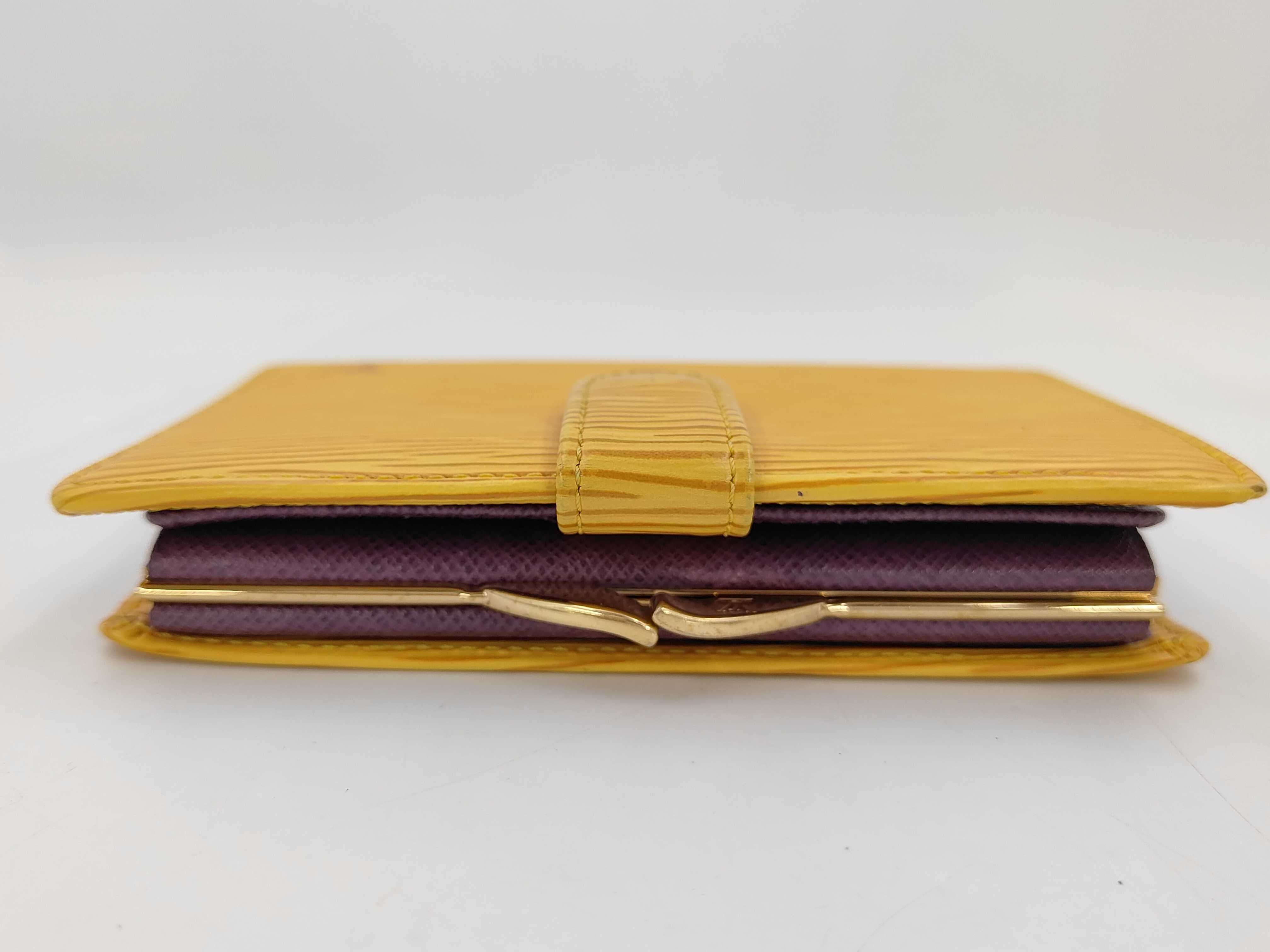 Epi Portemonnaie Viennois Epi Tassili Yellow Wallet — view 5