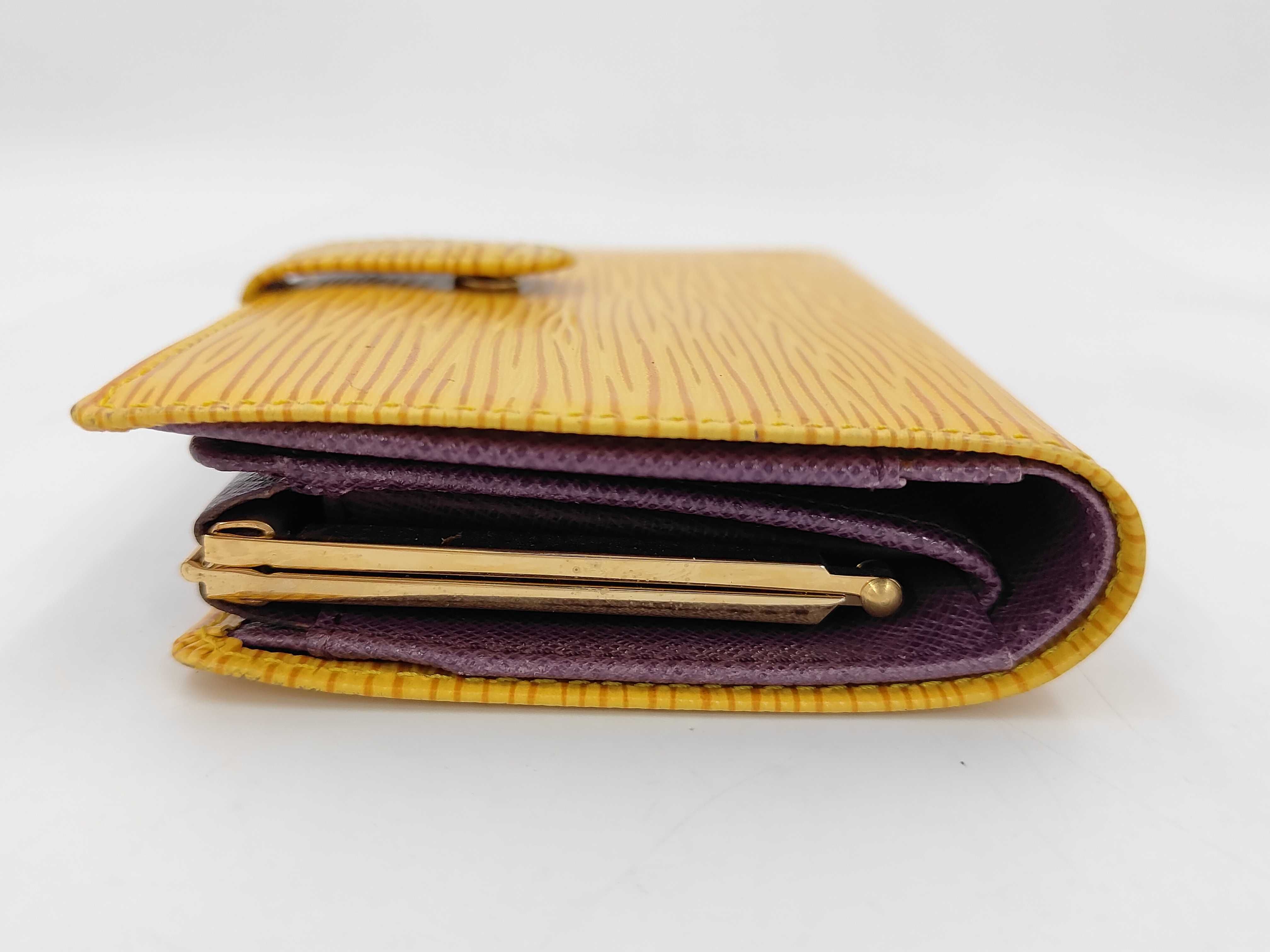 Epi Portemonnaie Viennois Epi Tassili Yellow Wallet — view 6