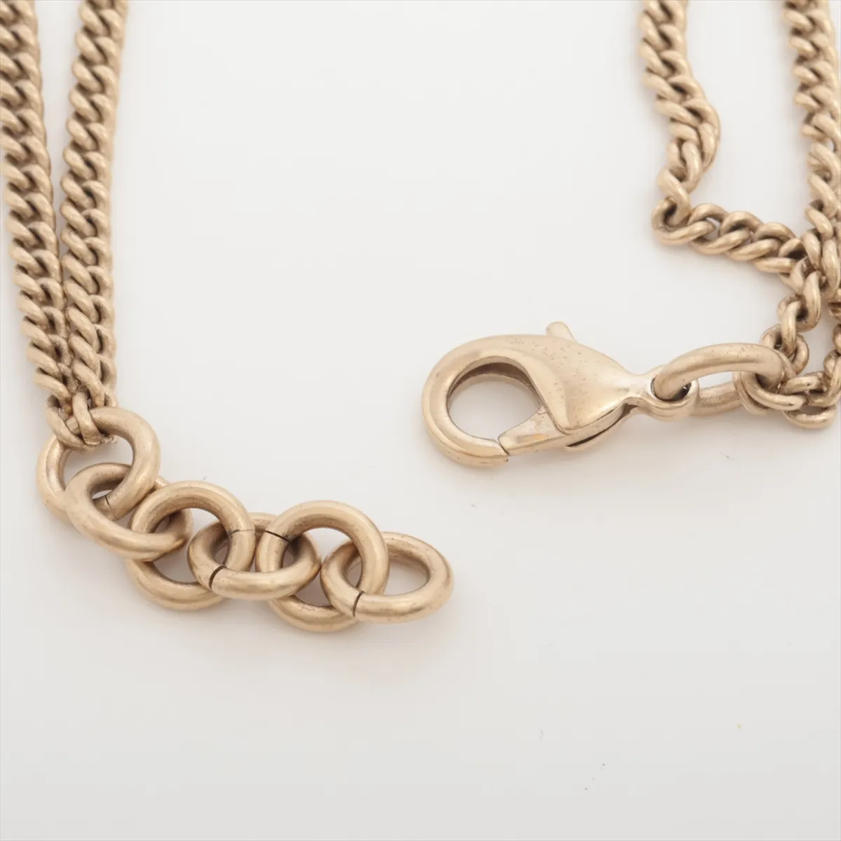 Coco Mark 05A Bracelet, GP x Rhinestone x Faux Pearl, Gold, — view 4