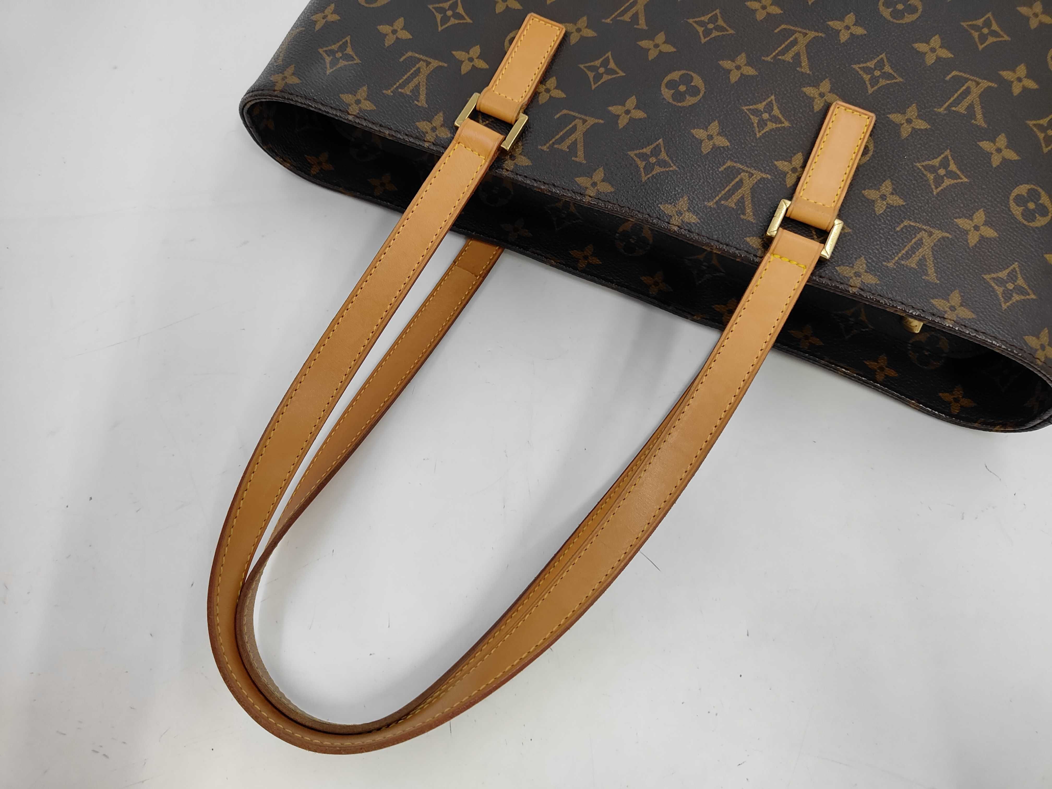 Monogram M51155 Luco Tote Bag (Interior pocket deteriorated) — view 5