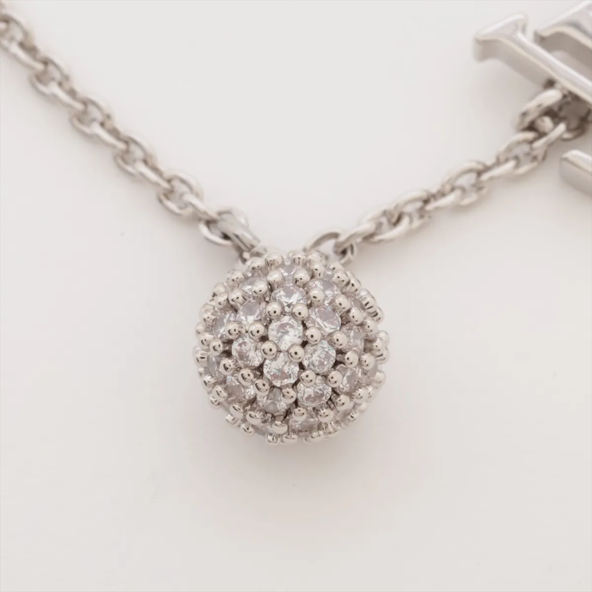 M1808A Bracelet LV Iconic Louisa Strass RM4265 Bracelet Metal x Rhinestone Silver — view 3