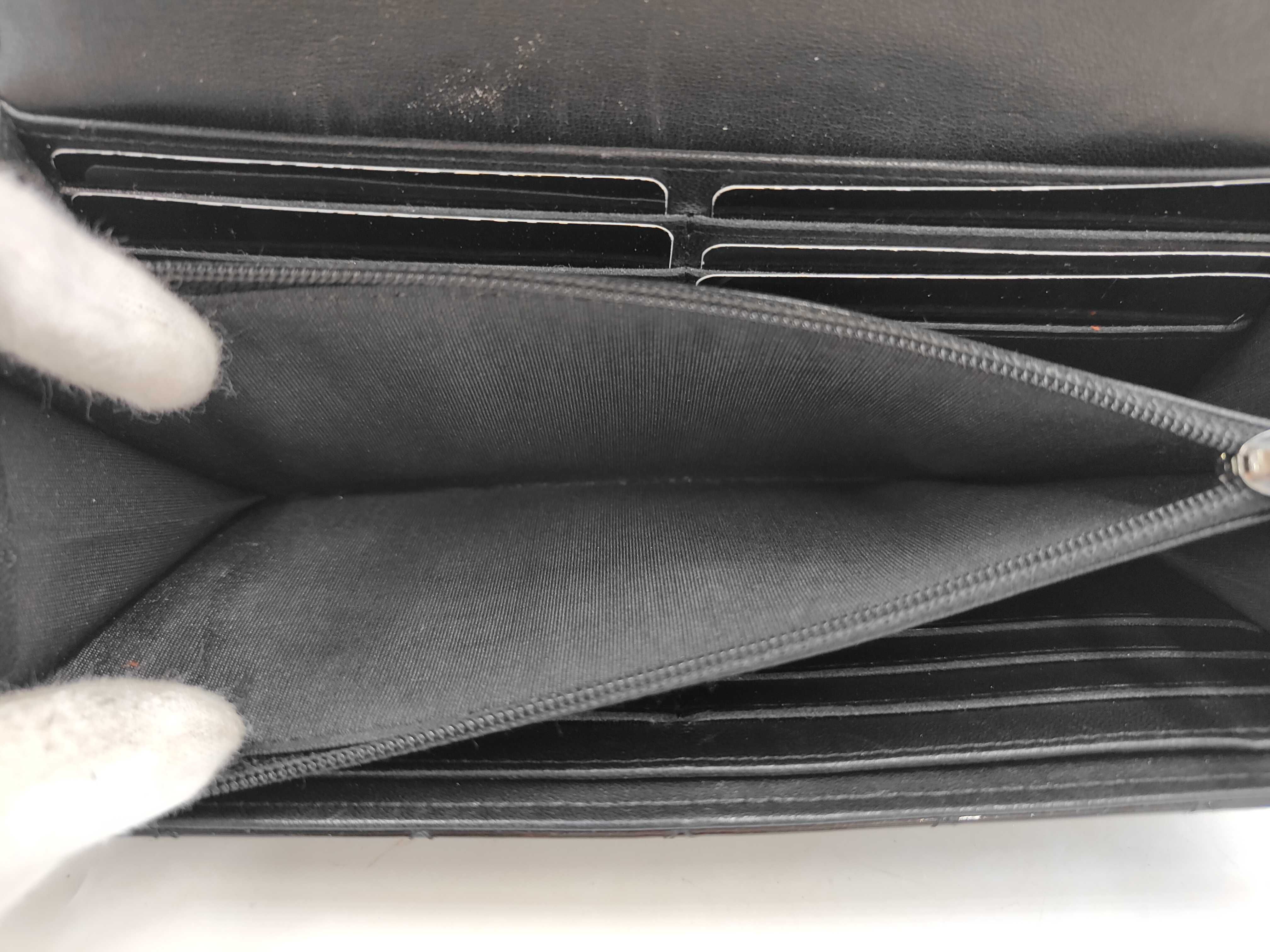 Boy Chanel Long Wallet, Enamel Black Wallet — view 11