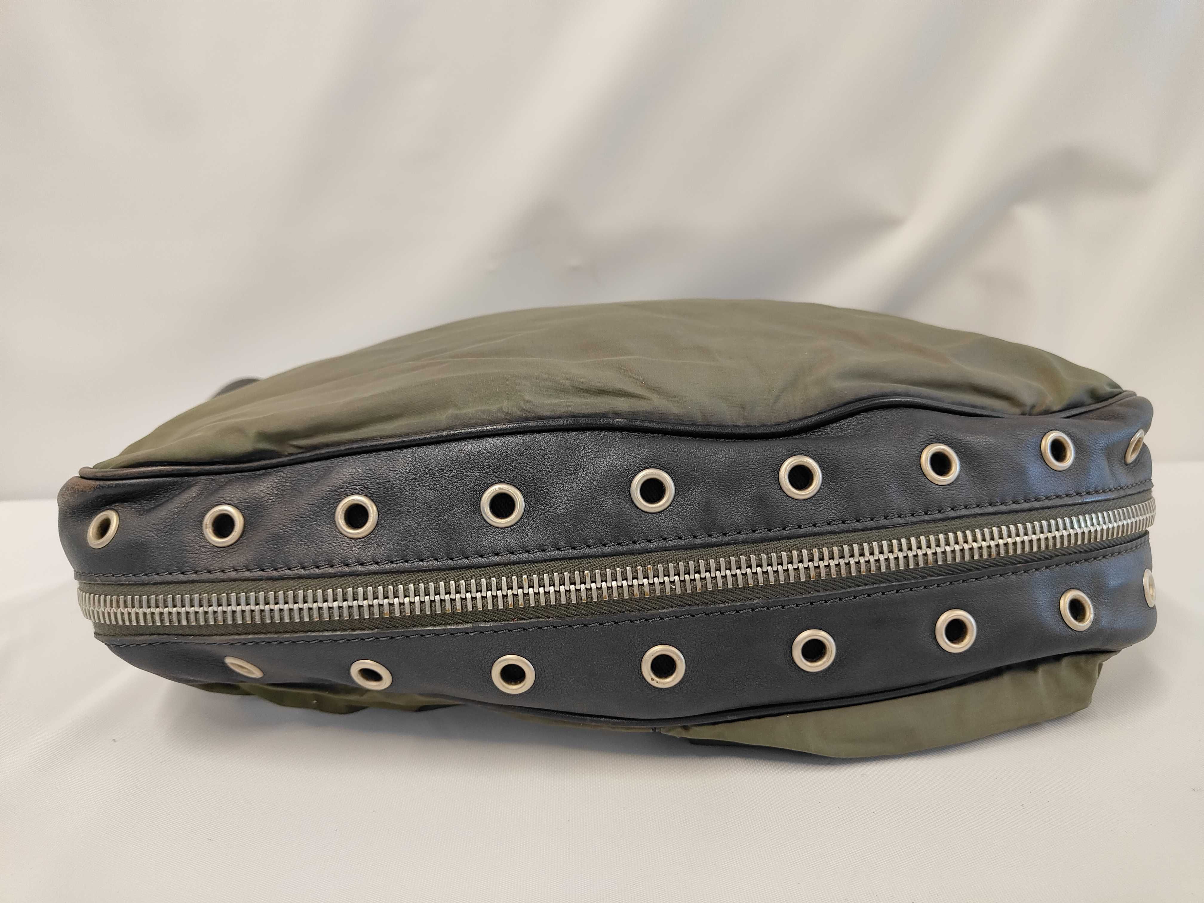 Nylon Shoulder Bag with Belt Messenger Bag — view 3