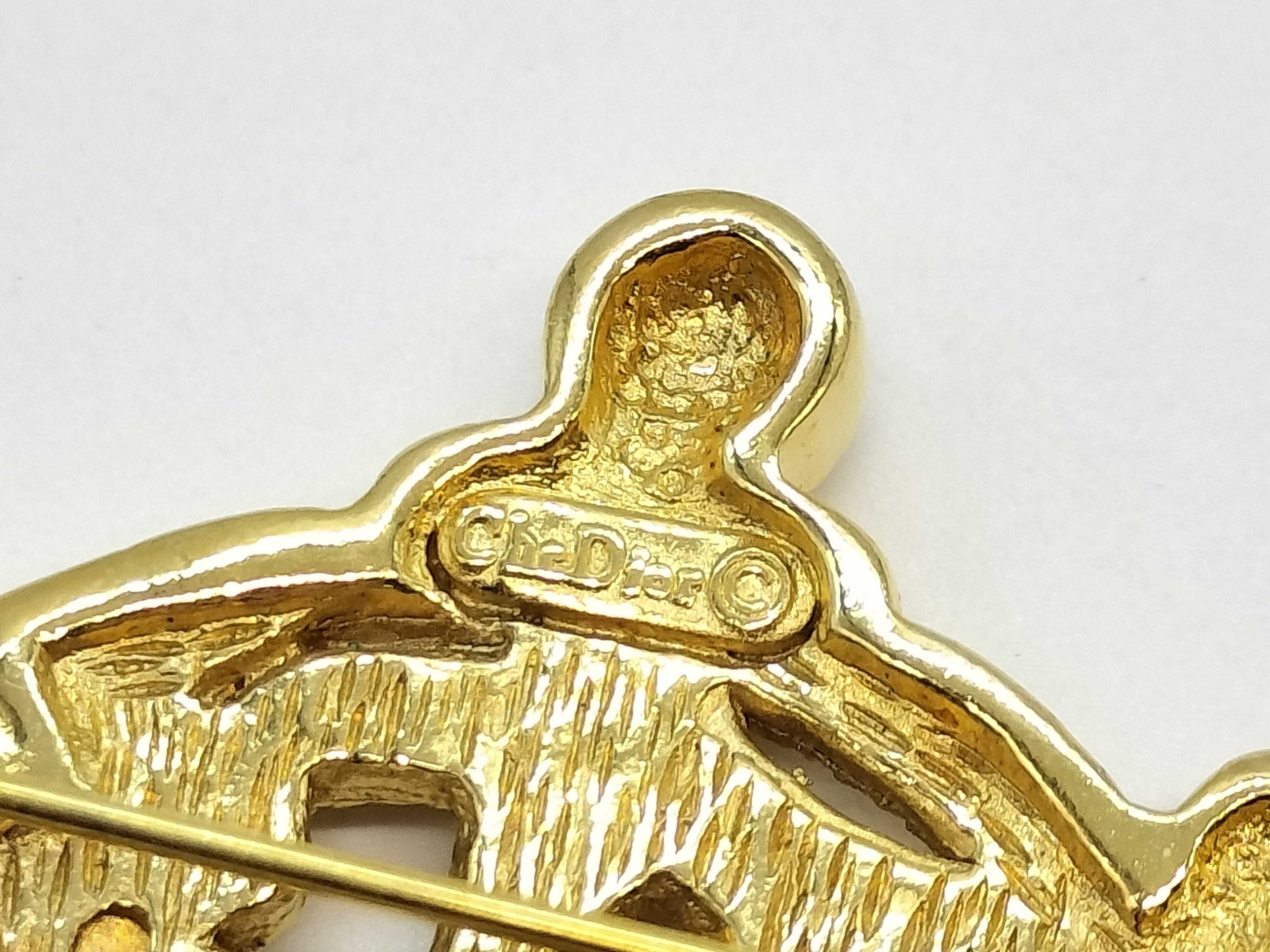 Gold Logo Brooch — view 5