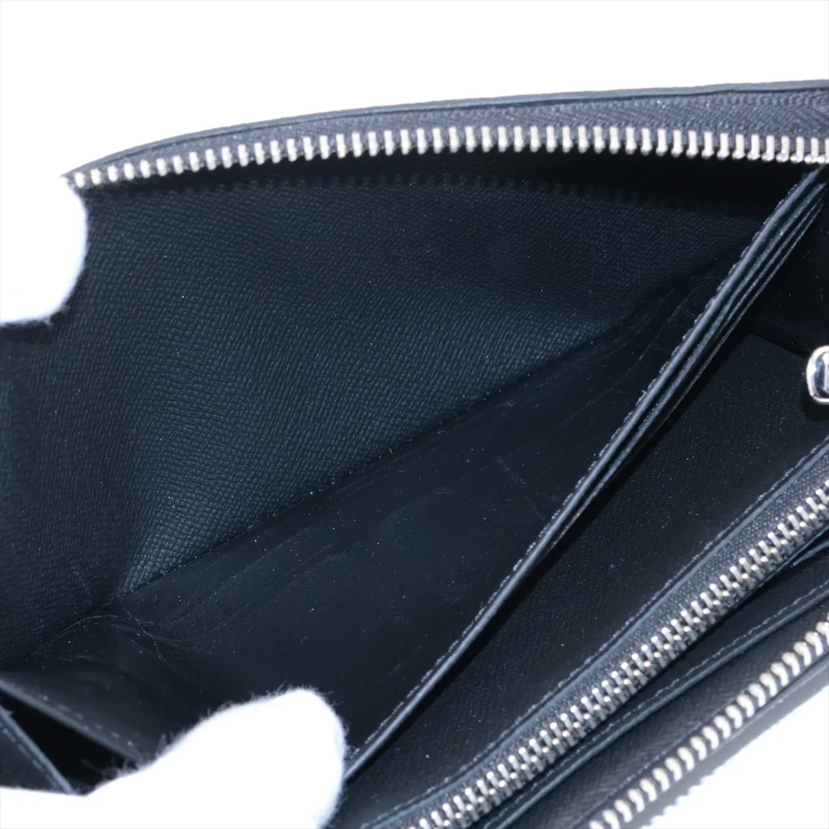 Damier Graphite Zippy Wallet Horizontal N00056 Noir Round Zip Wallet RFID Reactive — view 4