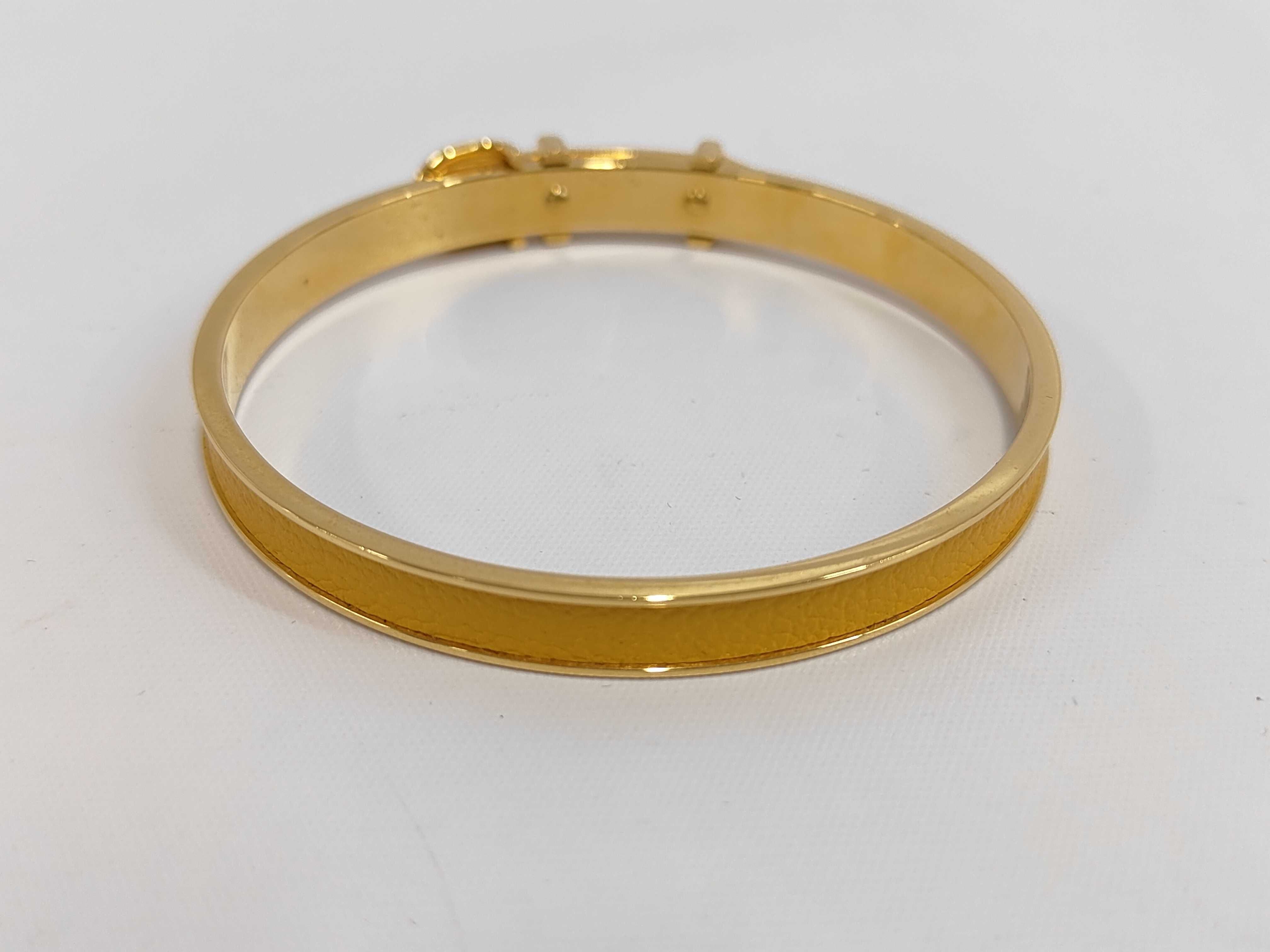 Belt Motif Gold Bracelet Bracelet/Bangle — view 2