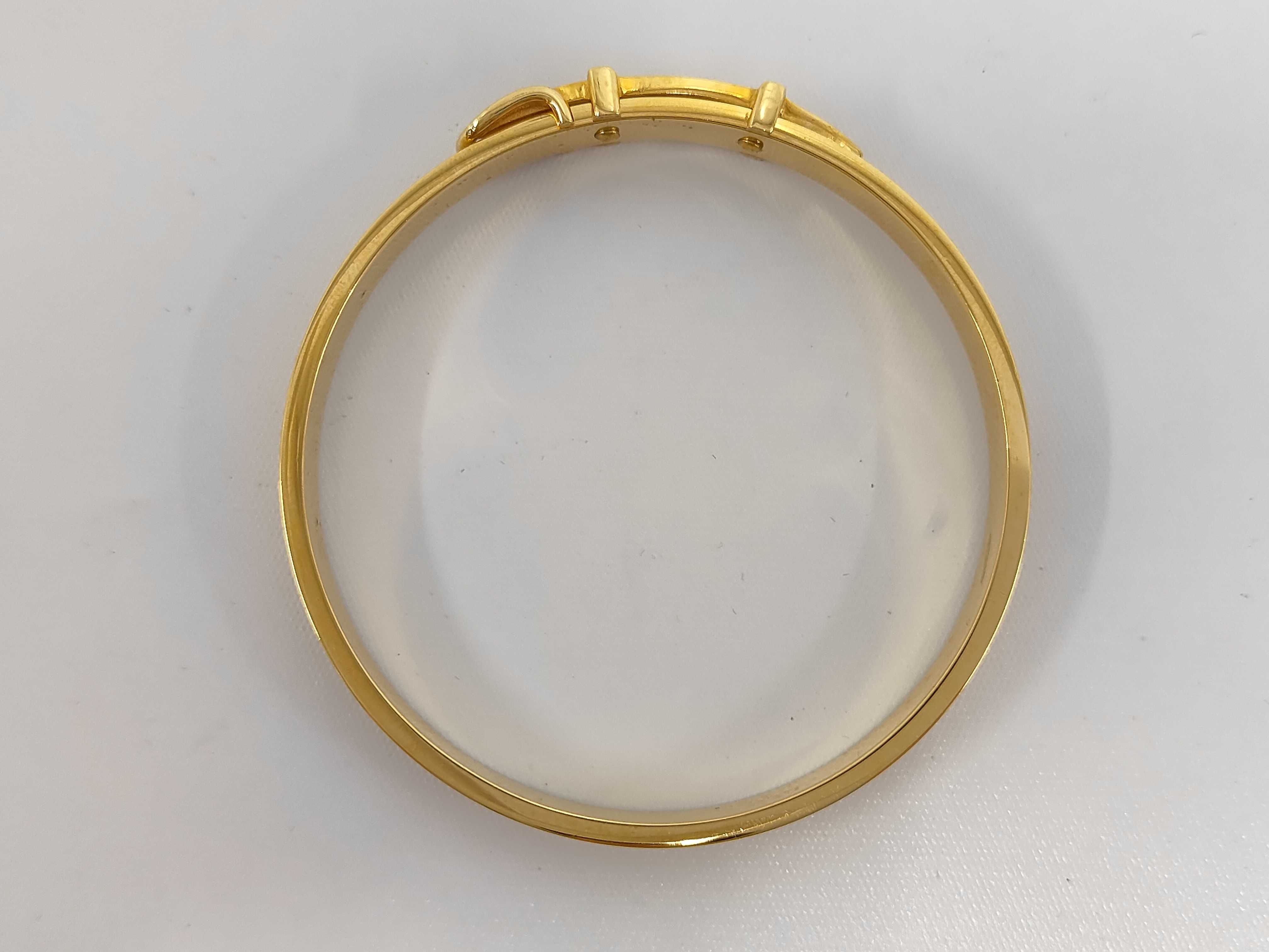 Belt Motif Gold Bracelet Bracelet/Bangle — view 3