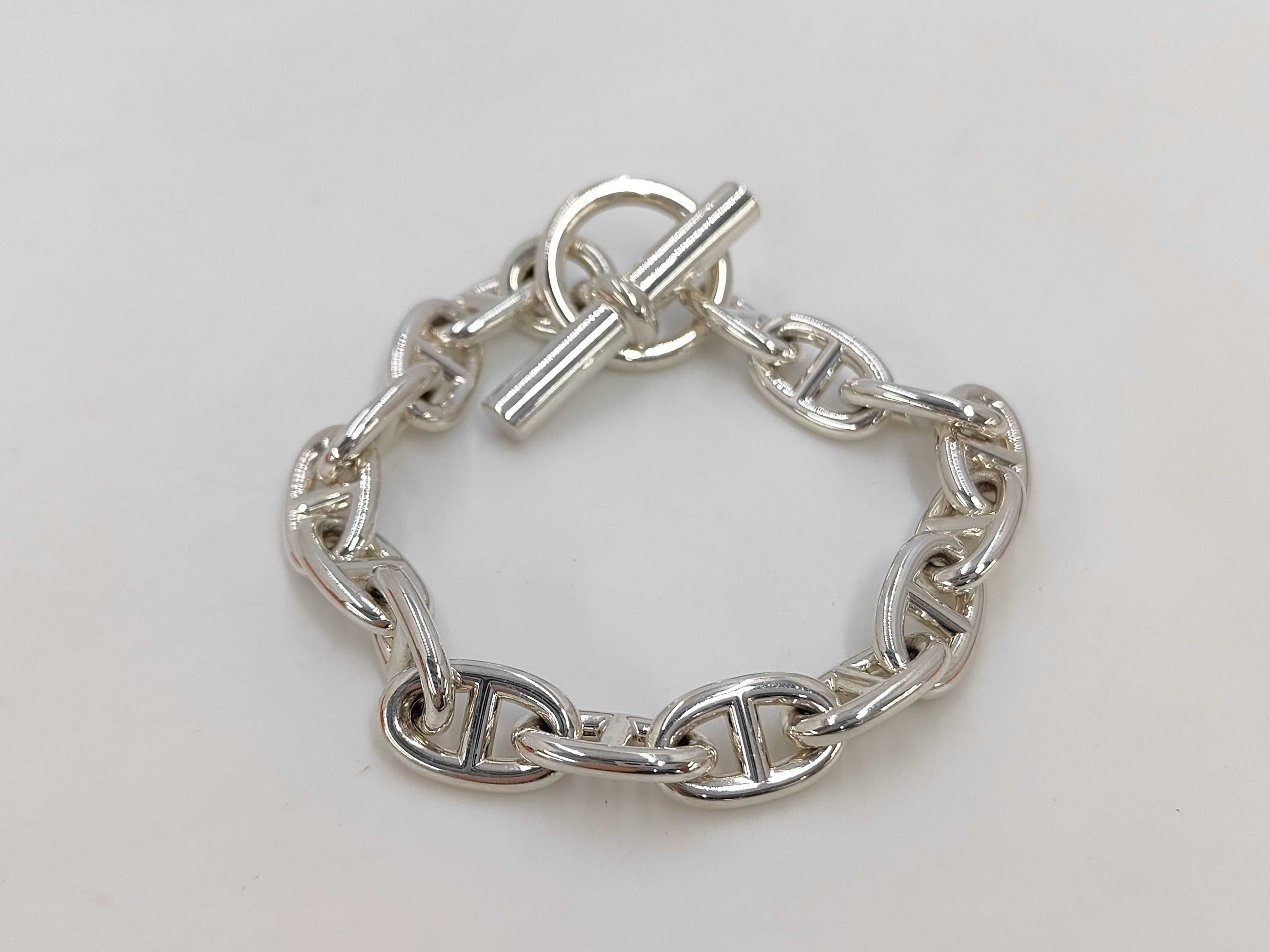 Chaine d'Ancre Bracelet MM 16 links 54.6g Hermes Bracelet/Bangle