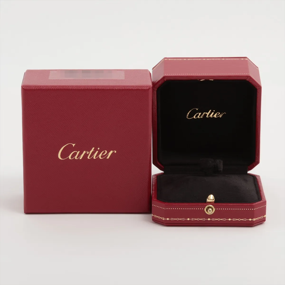 Love Ring 750 (WG) 7.1g Size 49 EB1499 Dents, plating peeling — view 4