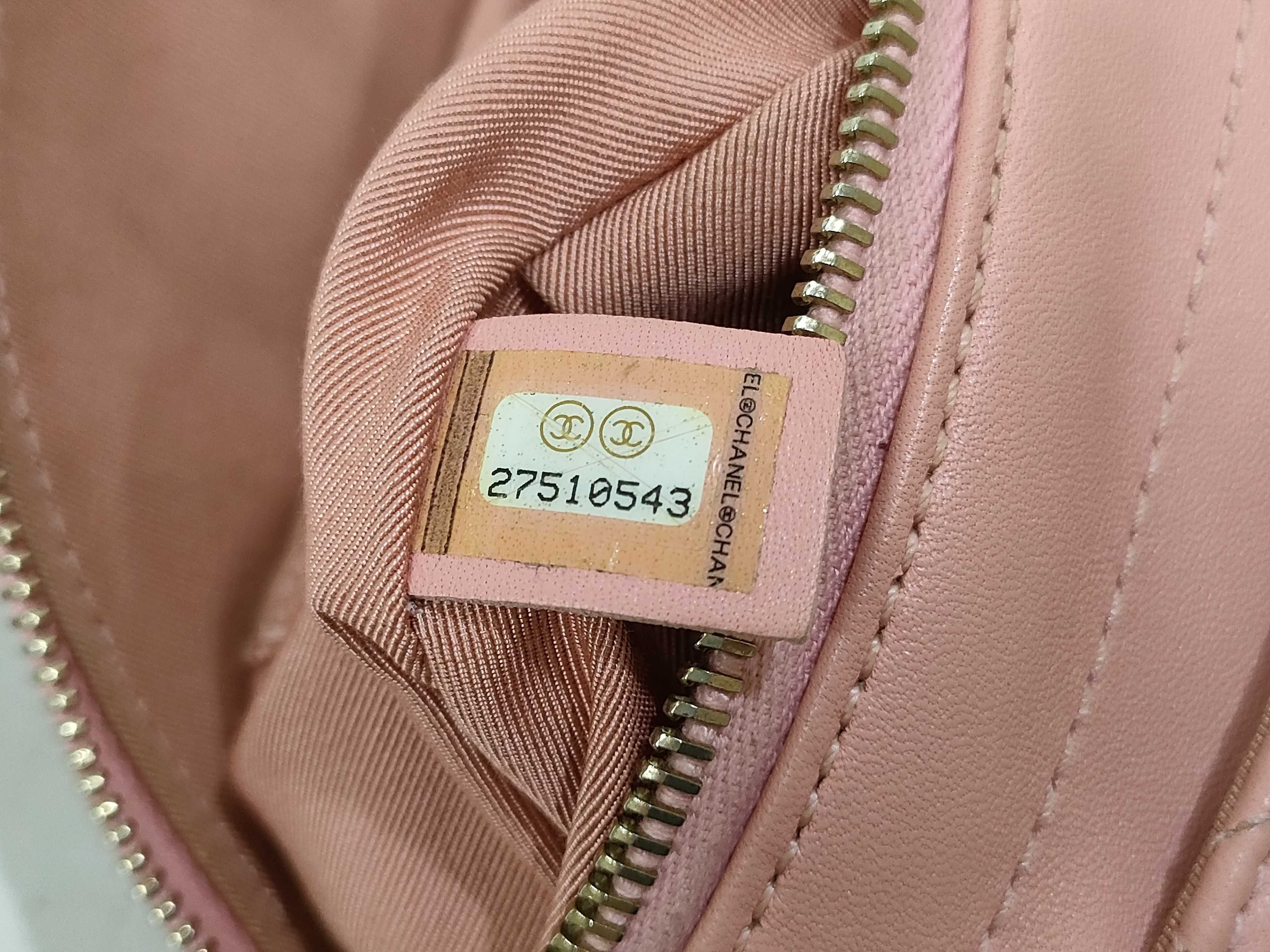 Lambskin Body Bag, Pink, Matelassé Shoulder Bag — view 13