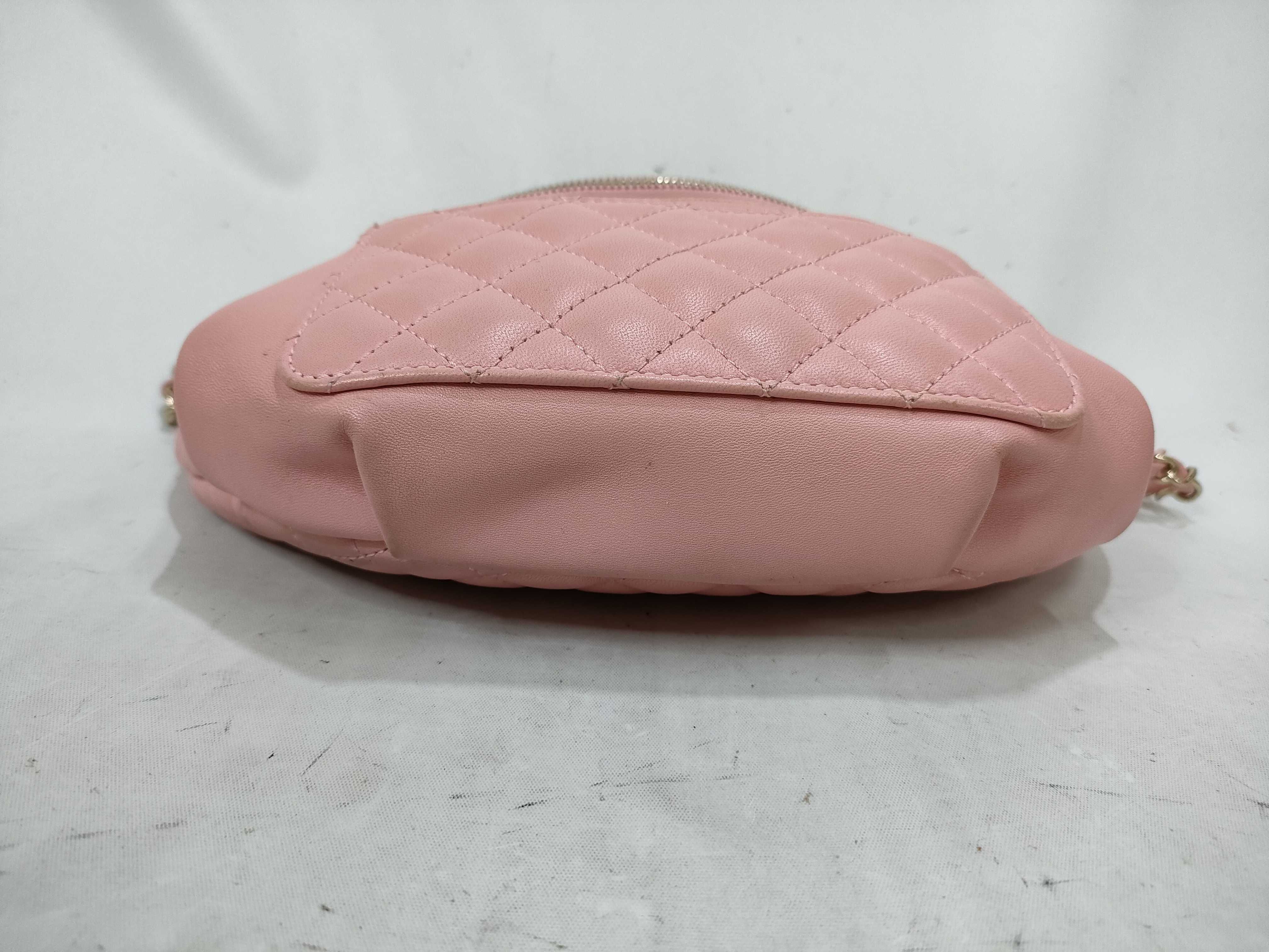 Lambskin Body Bag, Pink, Matelassé Shoulder Bag — view 8