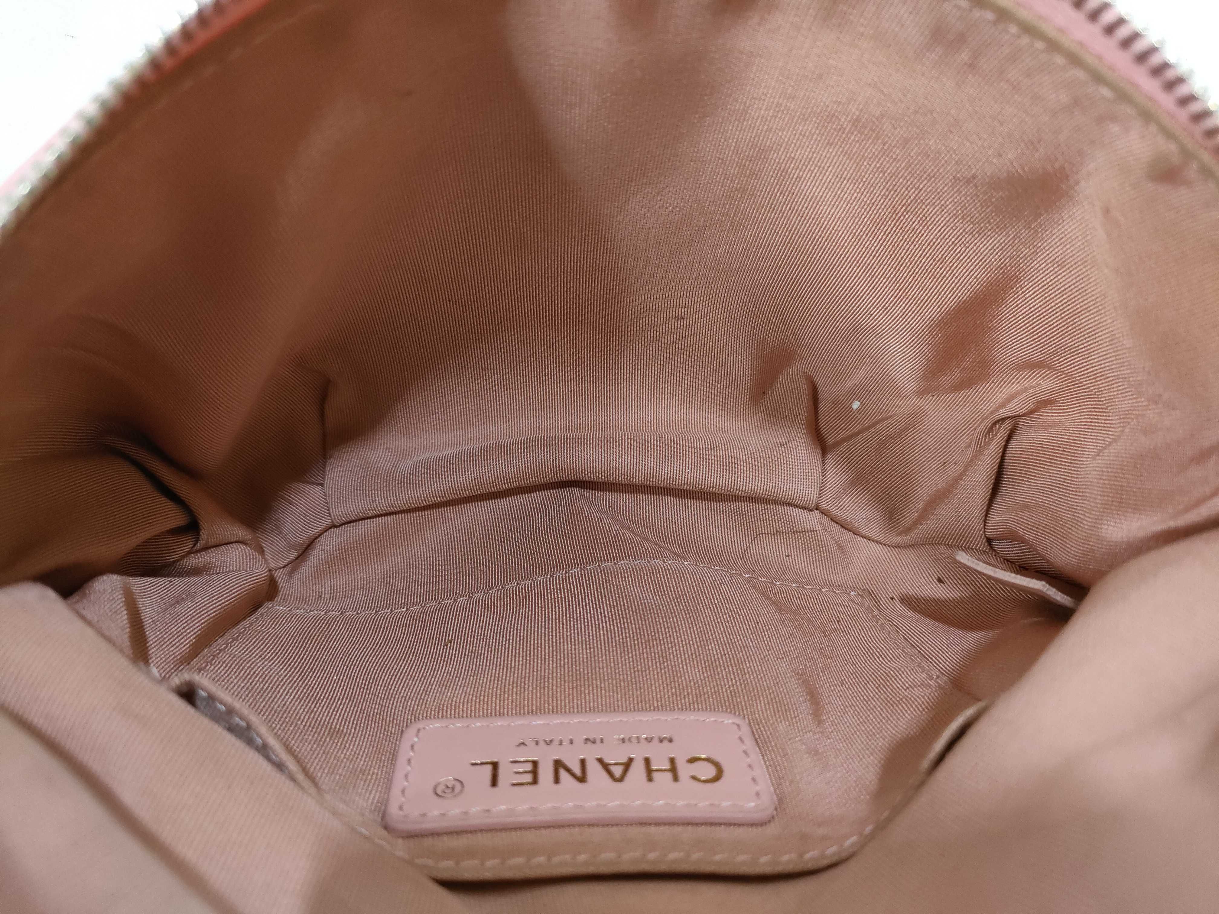 Lambskin Body Bag, Pink, Matelassé Shoulder Bag — view 10