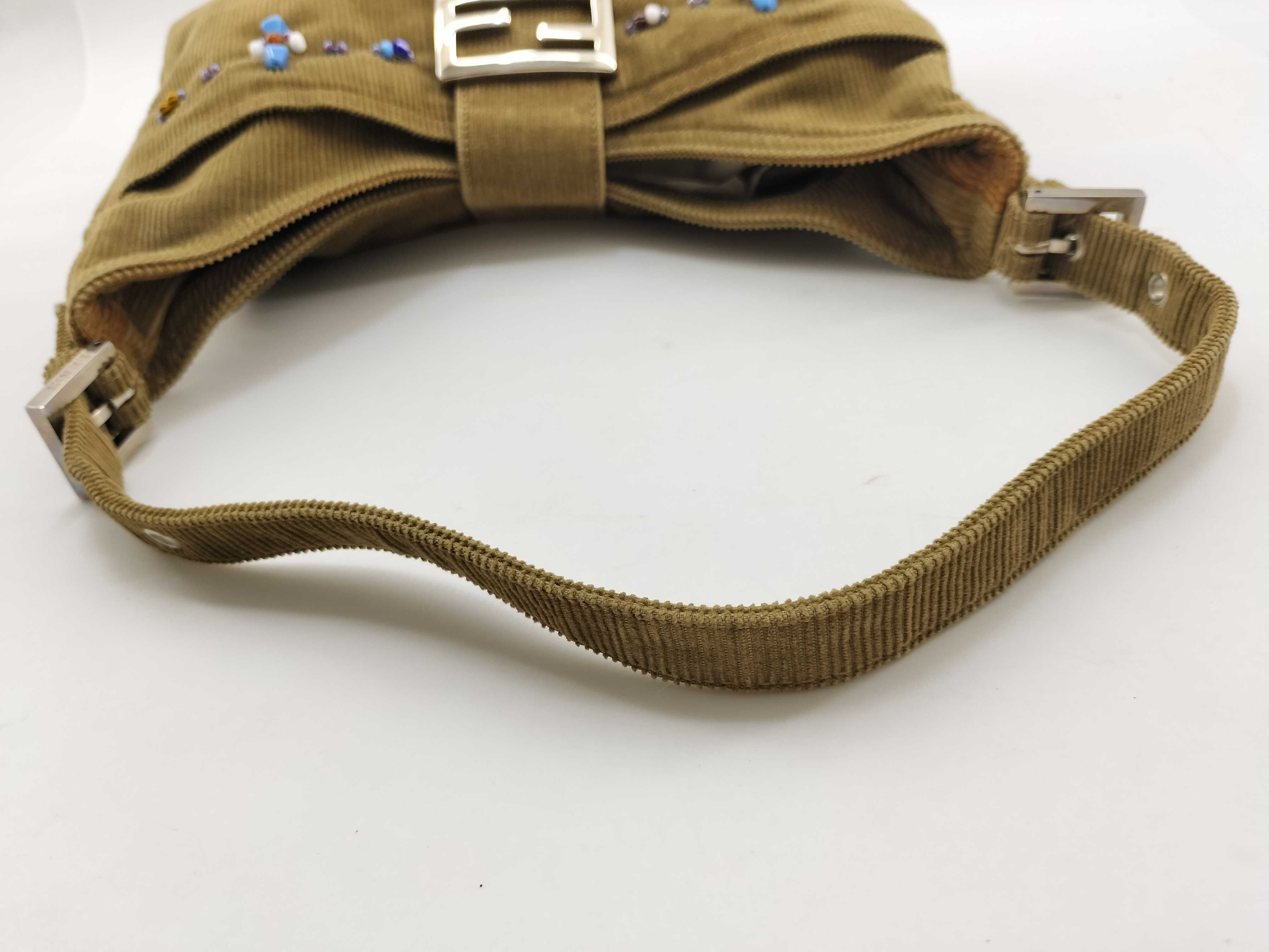 Mamma Fendi Corduroy Mamma Shoulder Bag — view 8