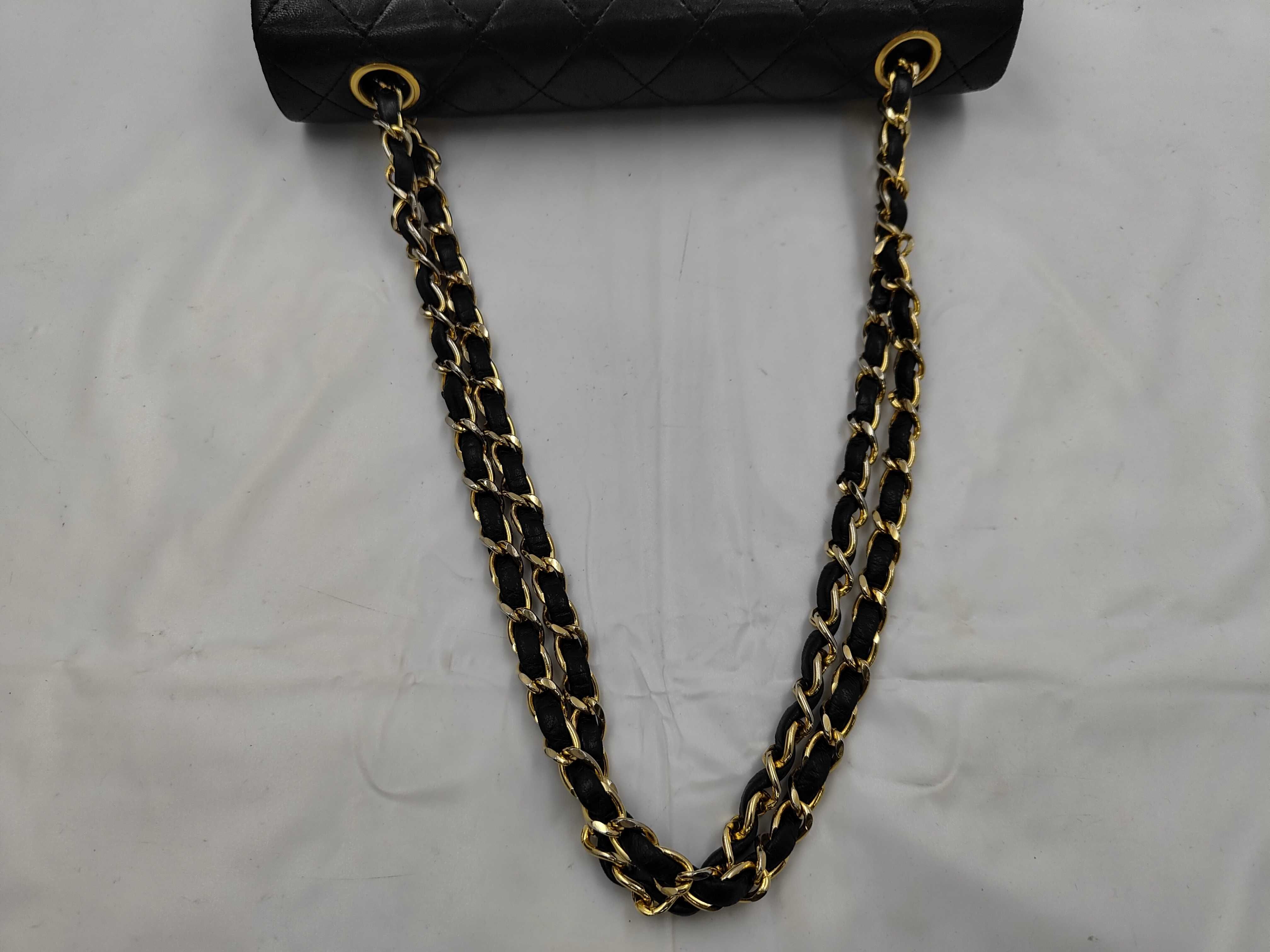 Matelassé Double Flap Chain Shoulder Bag, Black, Series 1 Shoulder Bag — view 3