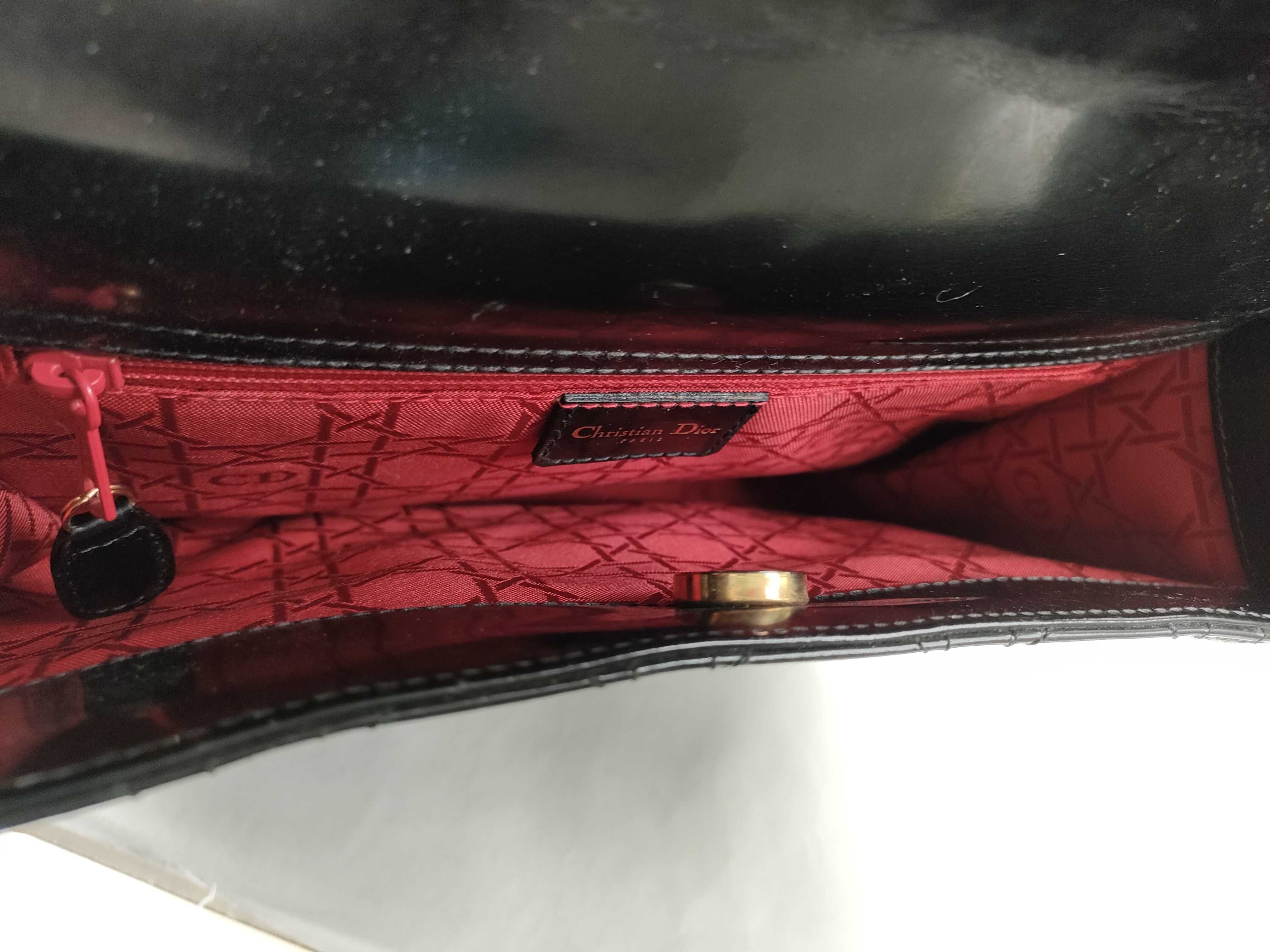Lady Dior One-Shoulder Bag (Sticky/Stained) — view 11