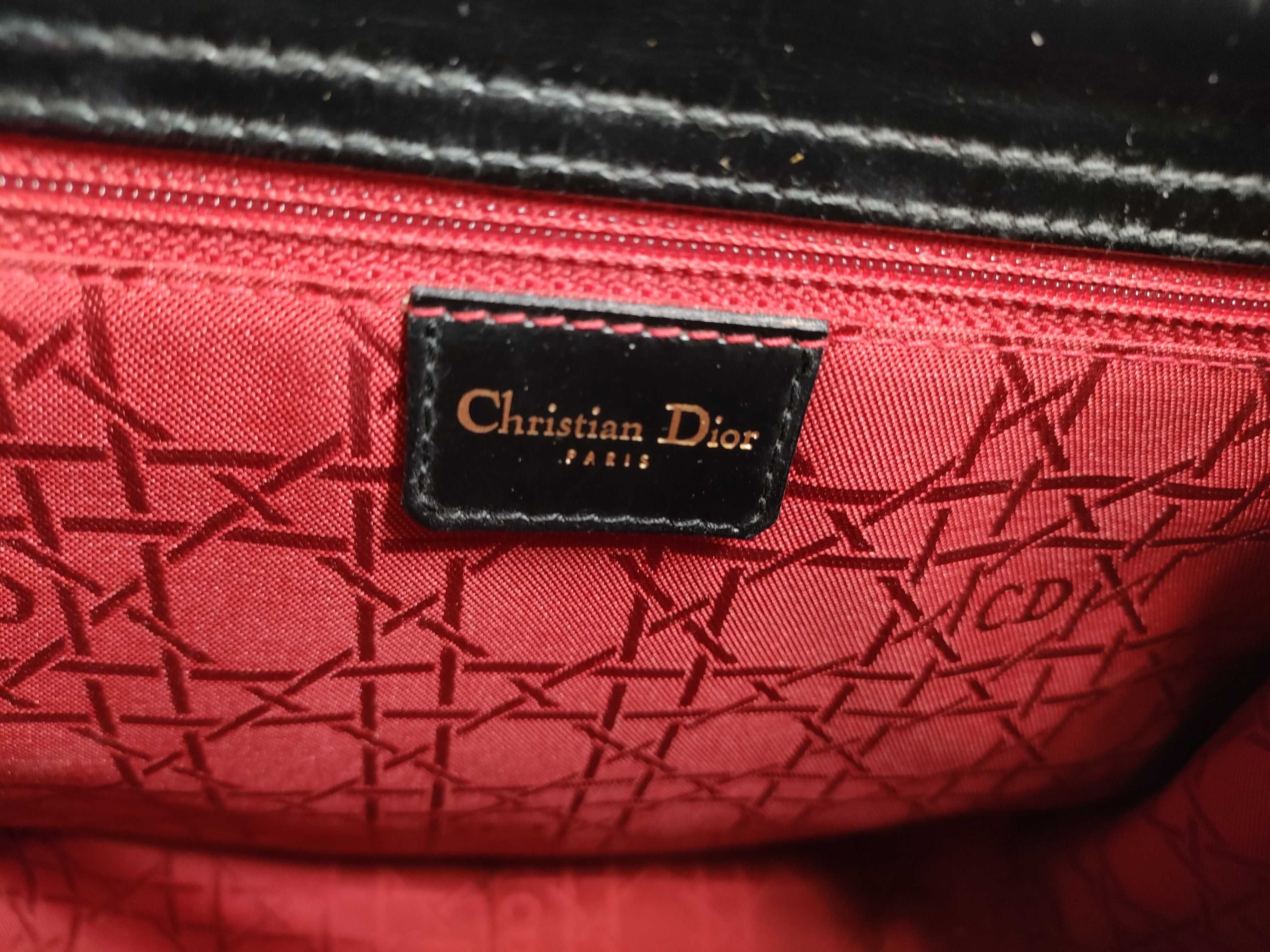 Lady Dior One-Shoulder Bag (Sticky/Stained) — view 12