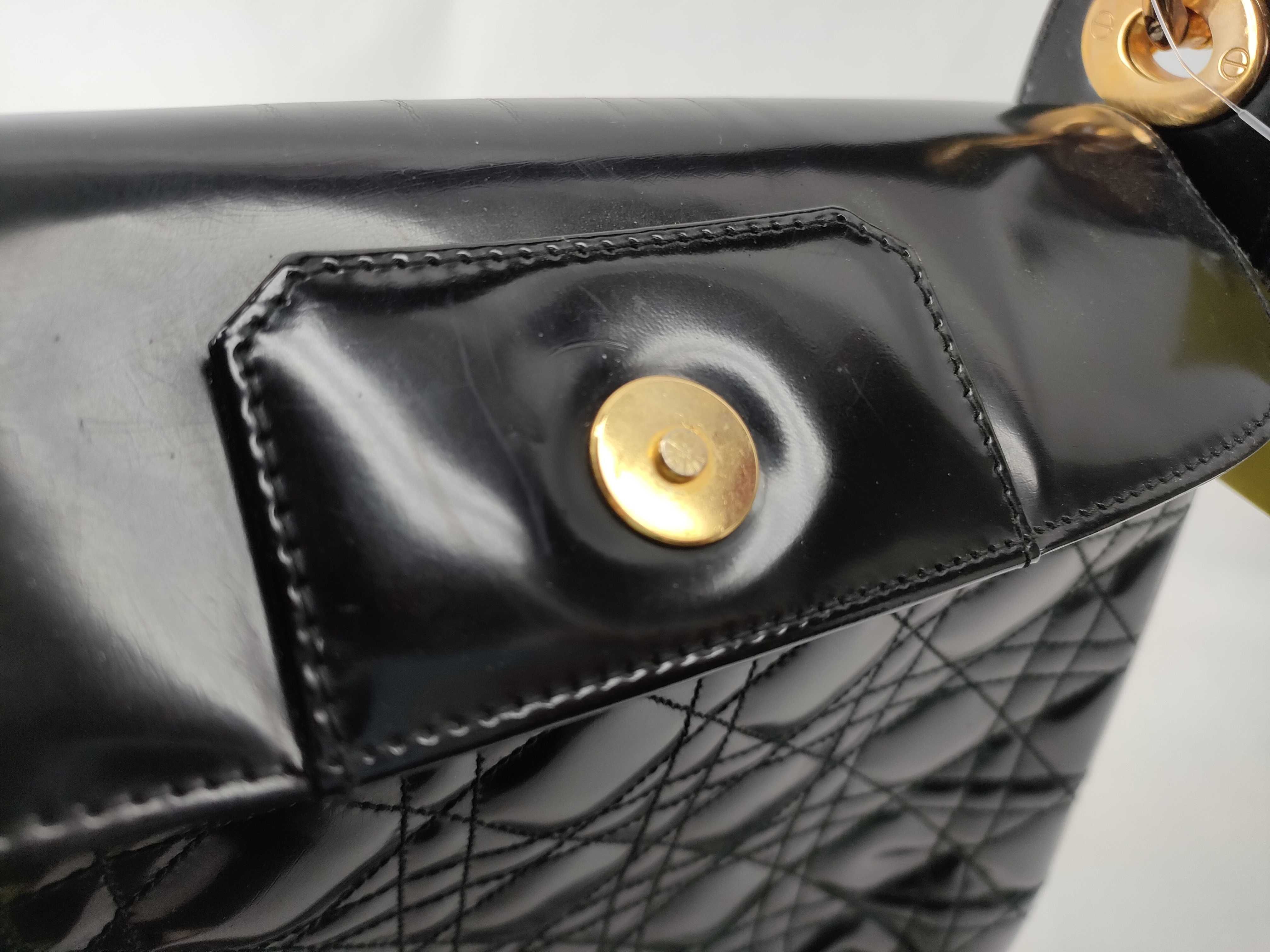 Lady Dior One-Shoulder Bag (Sticky/Stained) — view 10