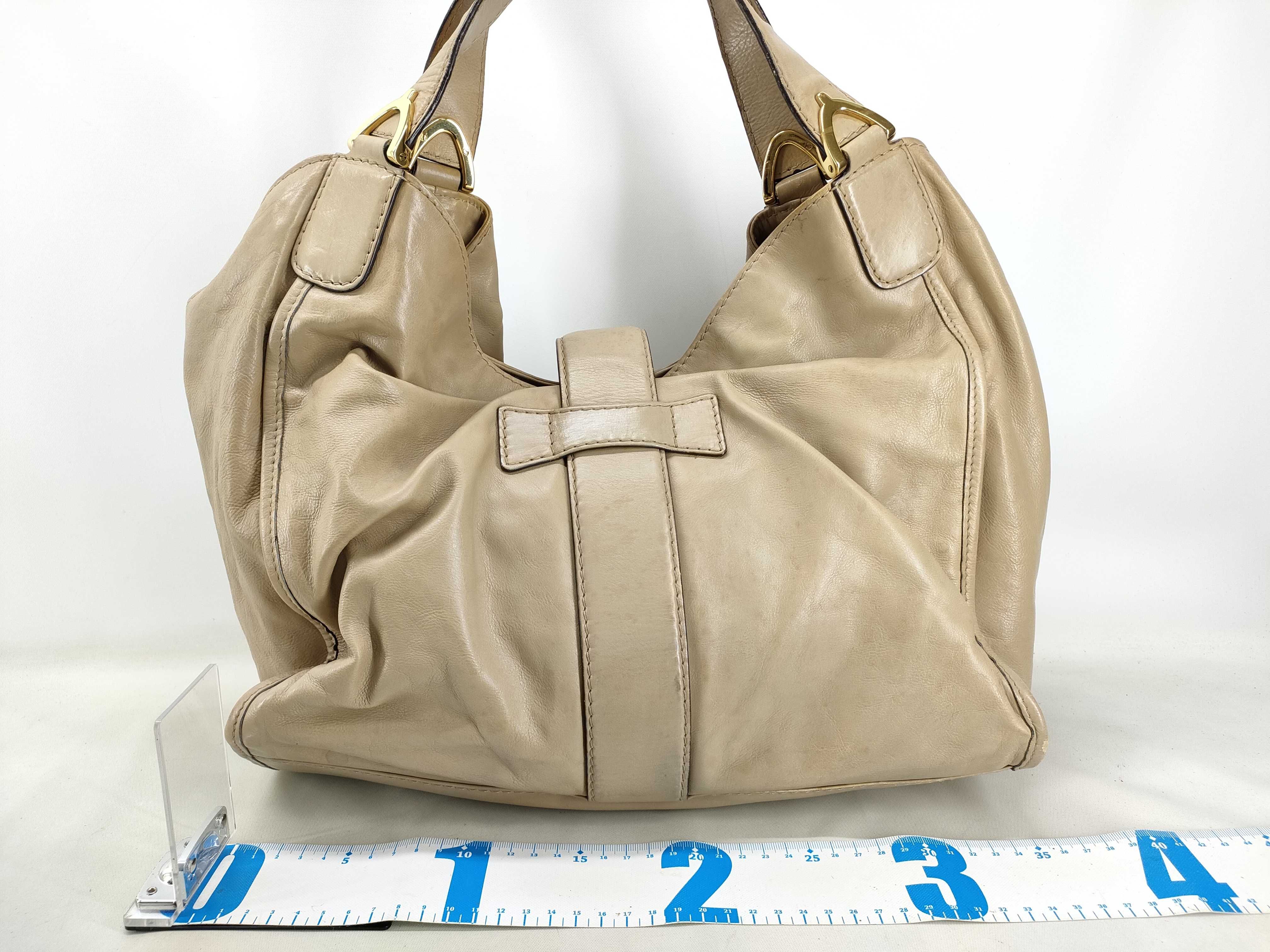 Leather Stirrup Shoulder Bag — view 2