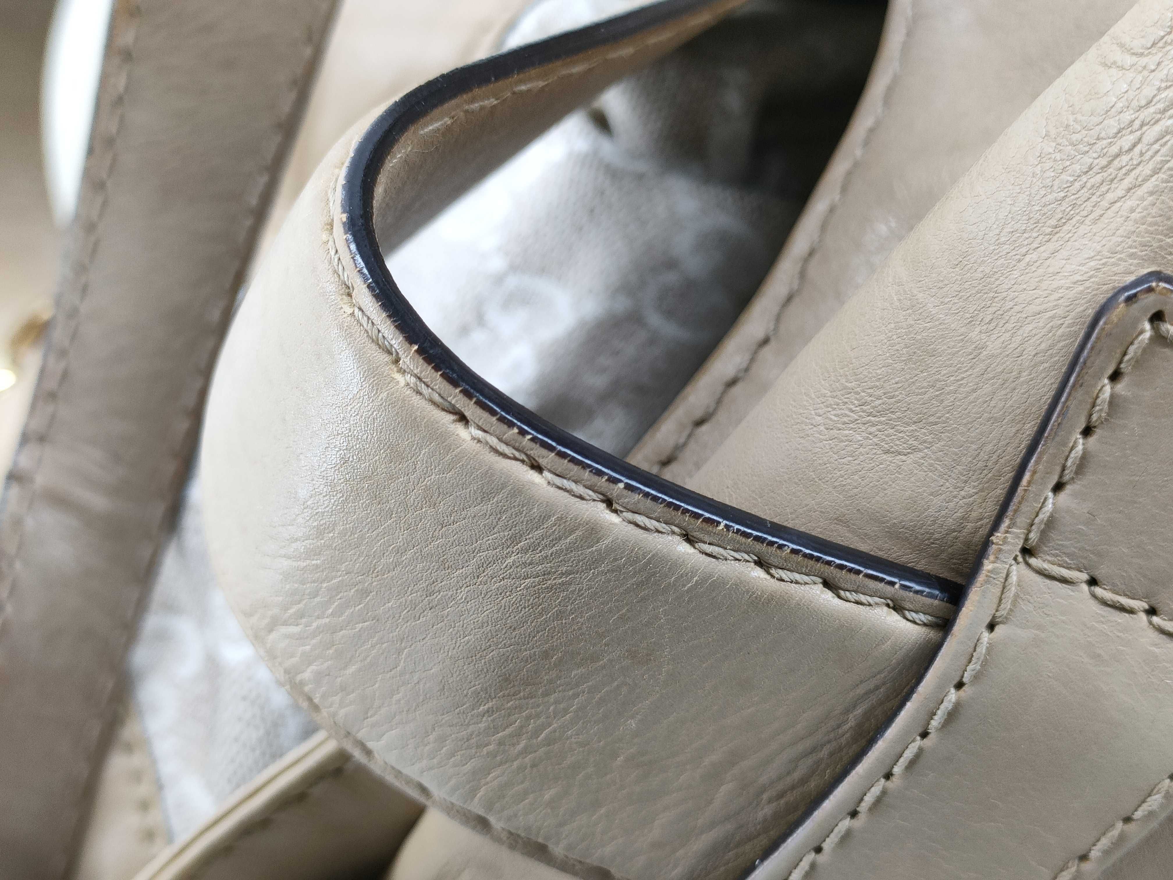 Leather Stirrup Shoulder Bag — view 14
