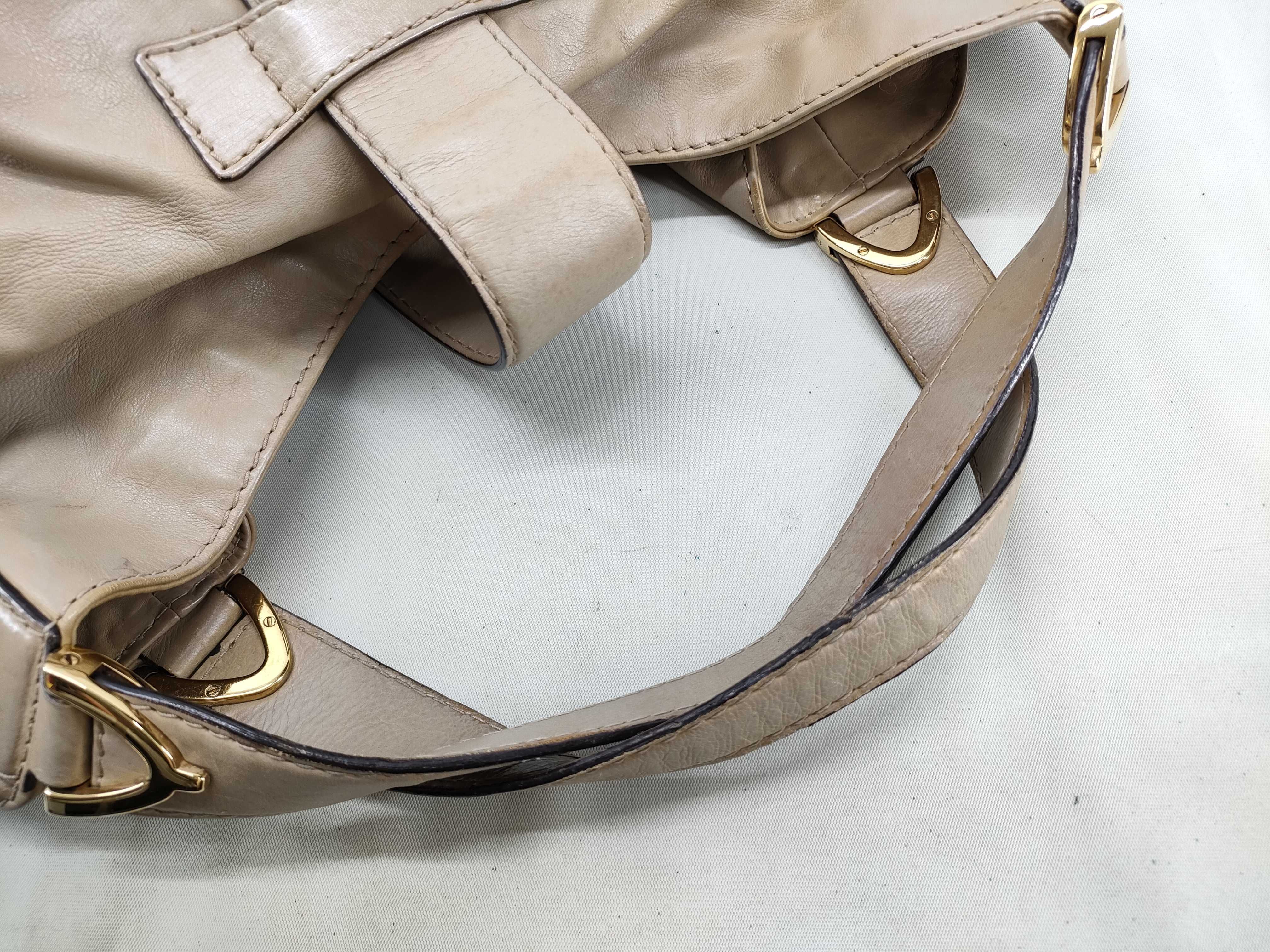 Leather Stirrup Shoulder Bag — view 5