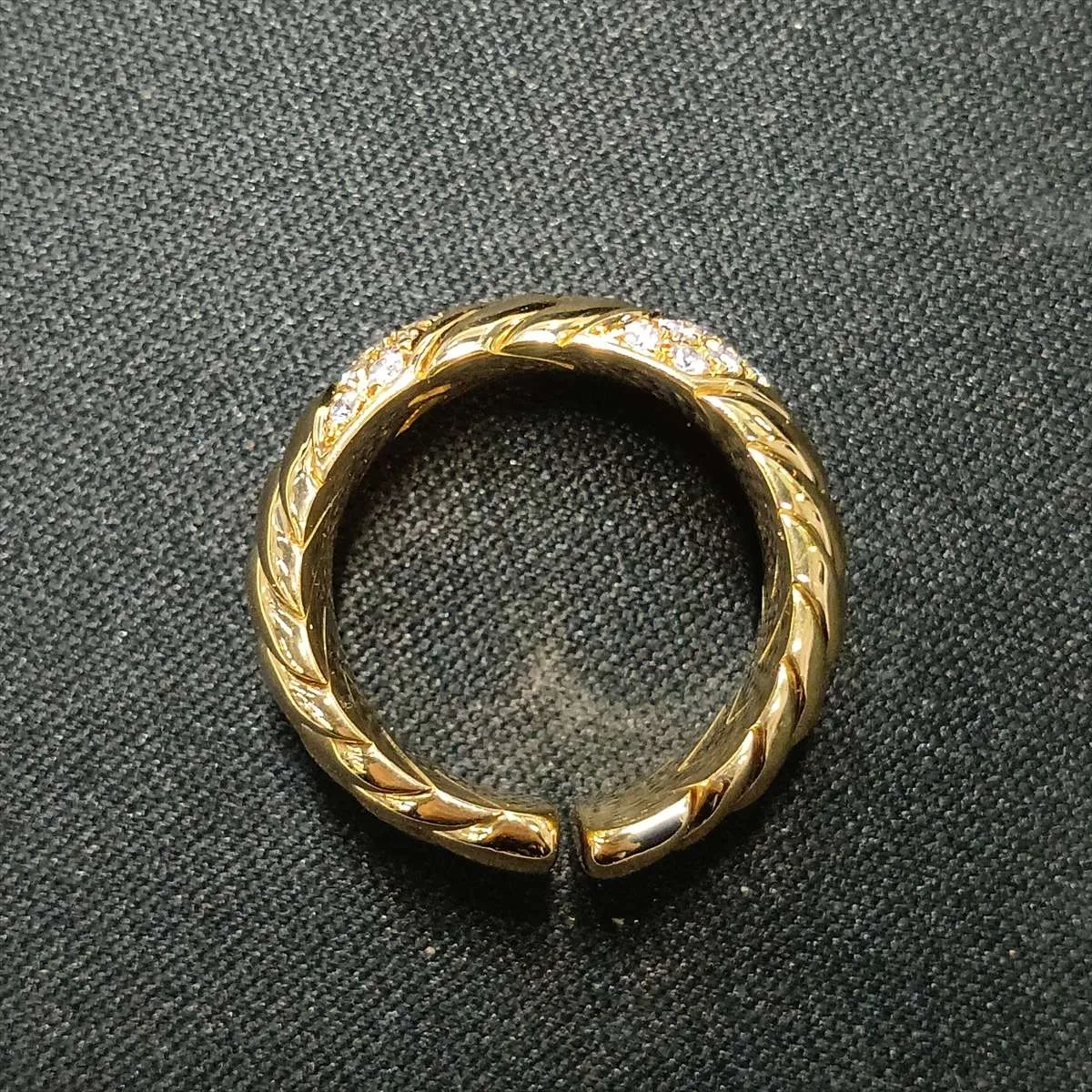 Spiga Diamond Ring, 750 (Yellow Gold), 15.7g, — view 4