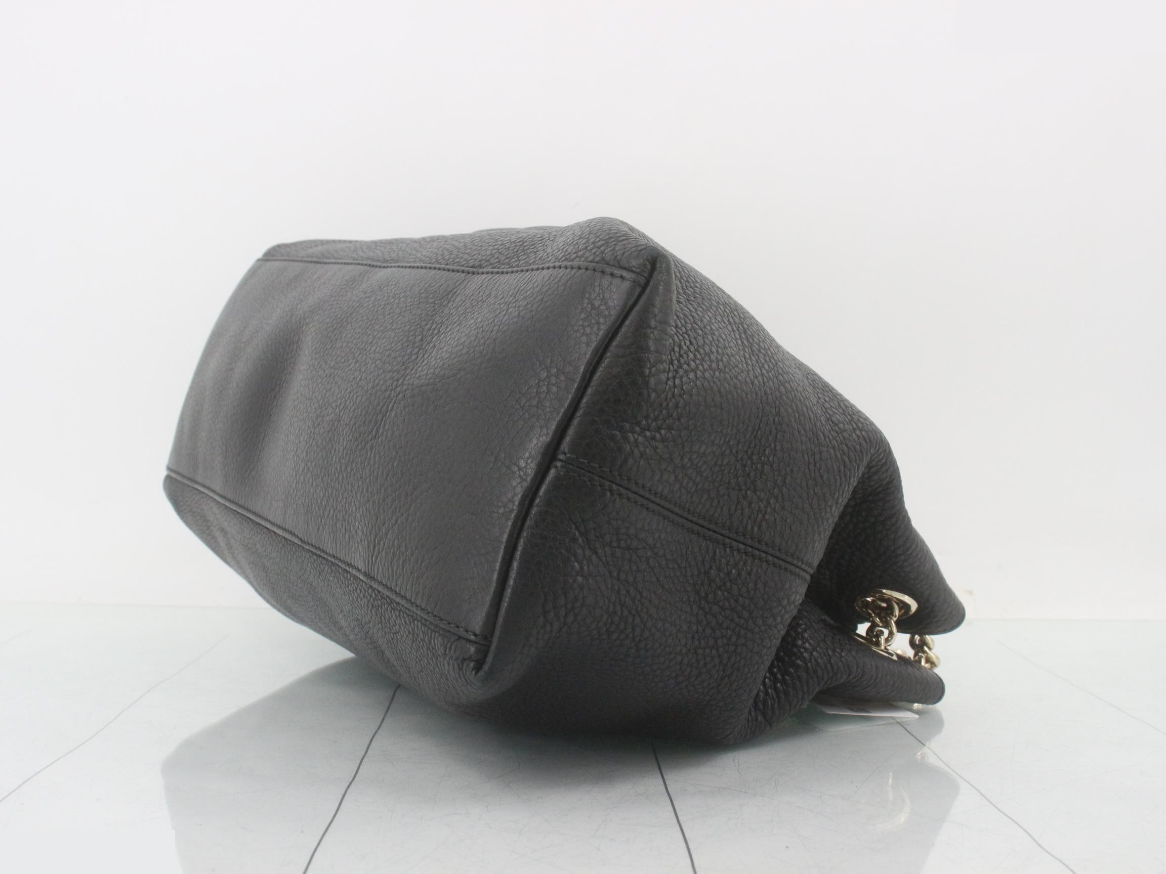 Soho (Bag) Tote Bag, Tassel, GG, Grained Leather — view 6