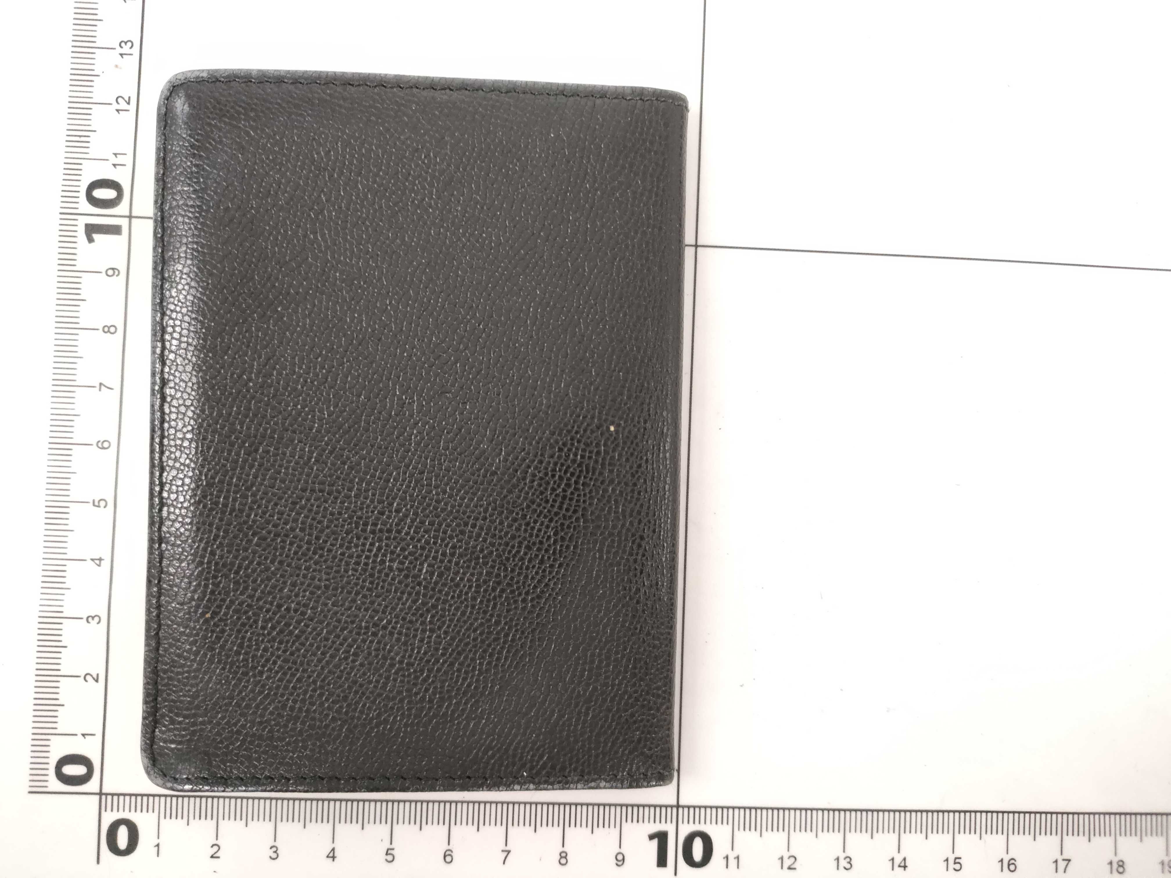 Leather Black Card Case, Pass Case, Business Card Holder (VO5642) — view 2