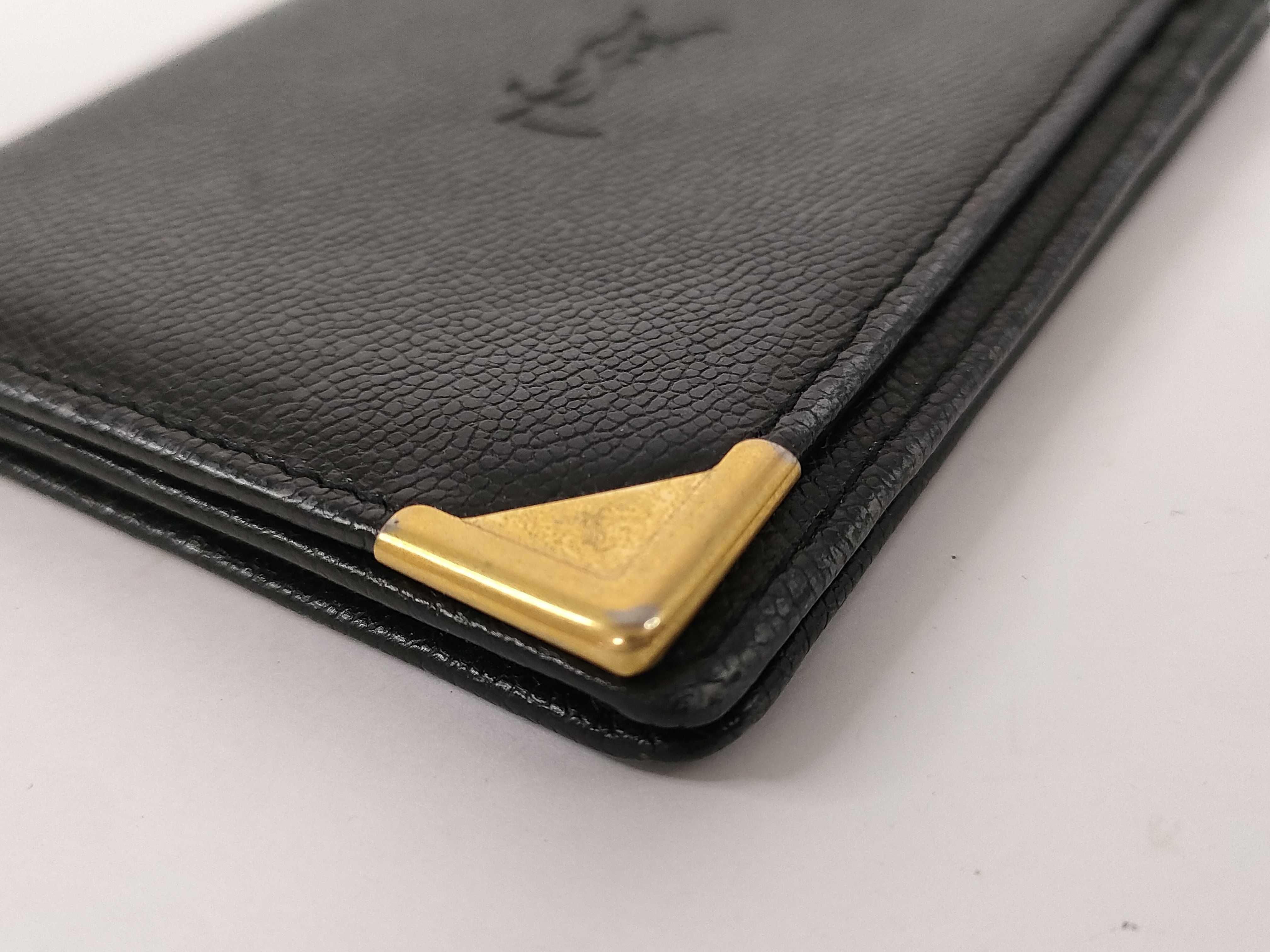 Leather Black Card Case, Pass Case, Business Card Holder (VO5642) — view 3