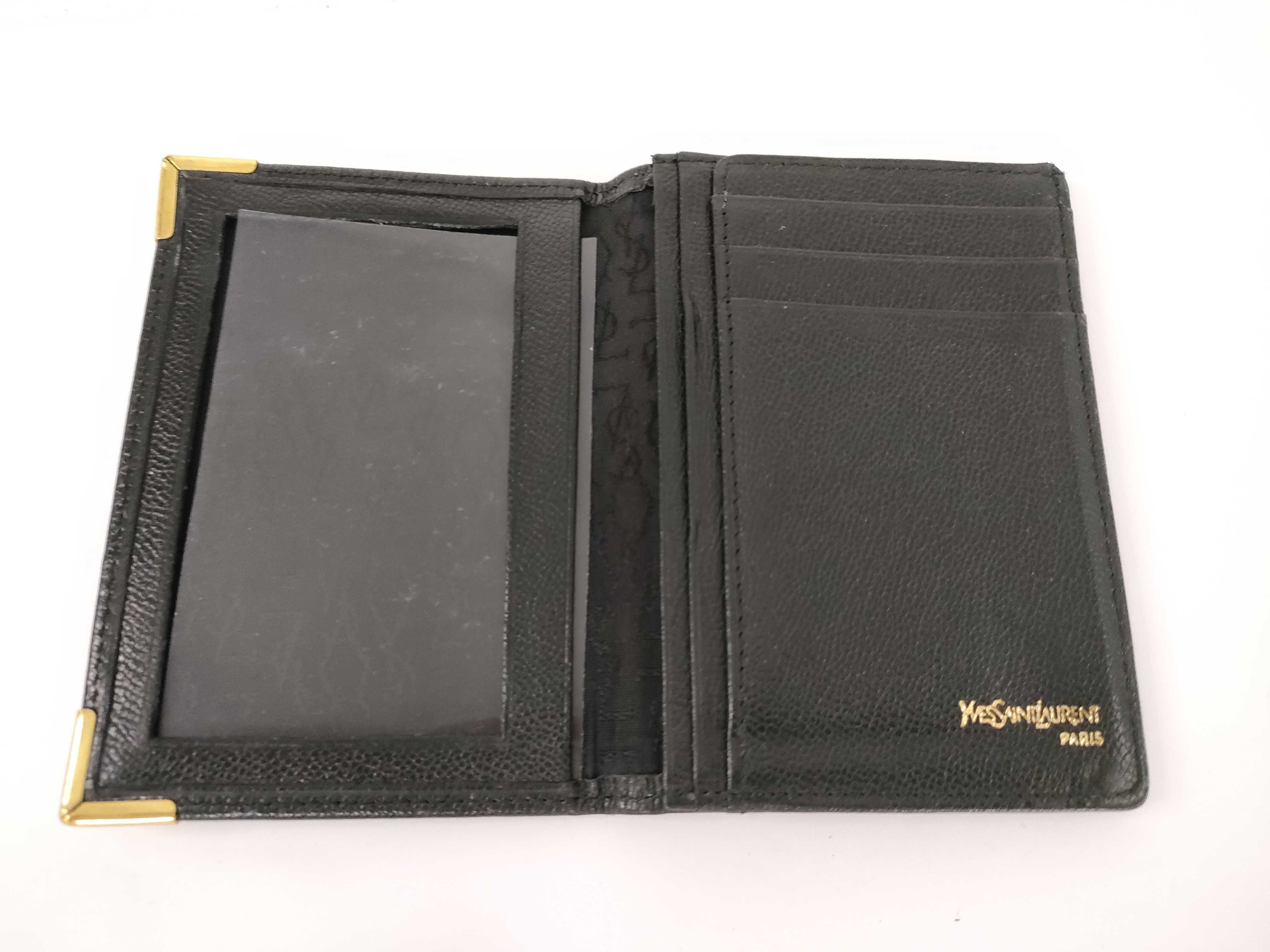 Leather Black Card Case, Pass Case, Business Card Holder (VO5642) — view 7