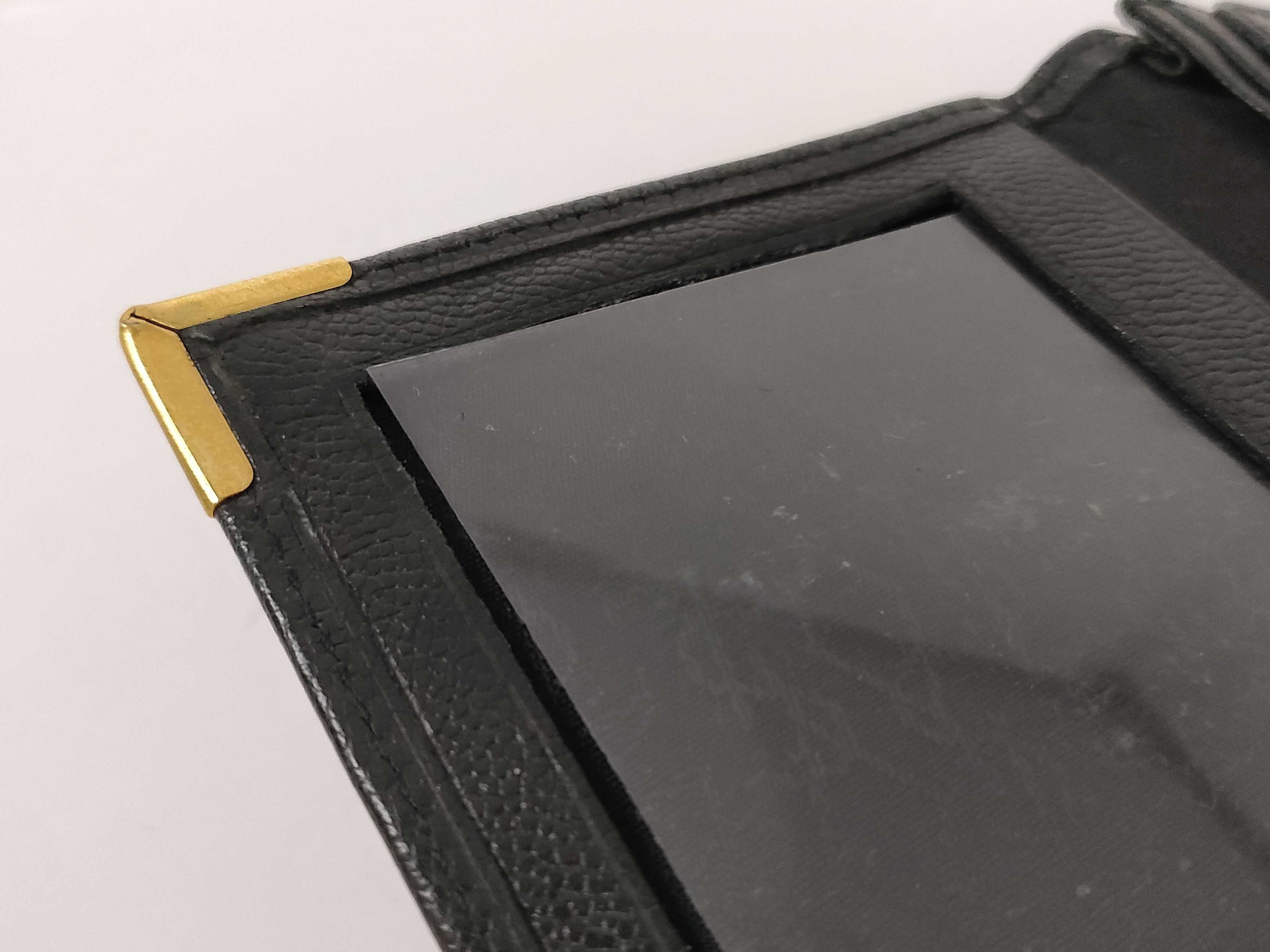 Leather Black Card Case, Pass Case, Business Card Holder (VO5642) — view 9