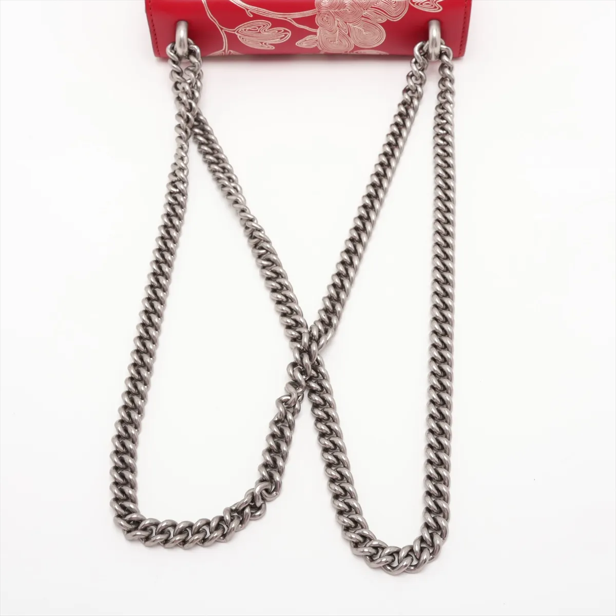 Dionysus 421970 Leather Chain Shoulder Bag, Red — view 5
