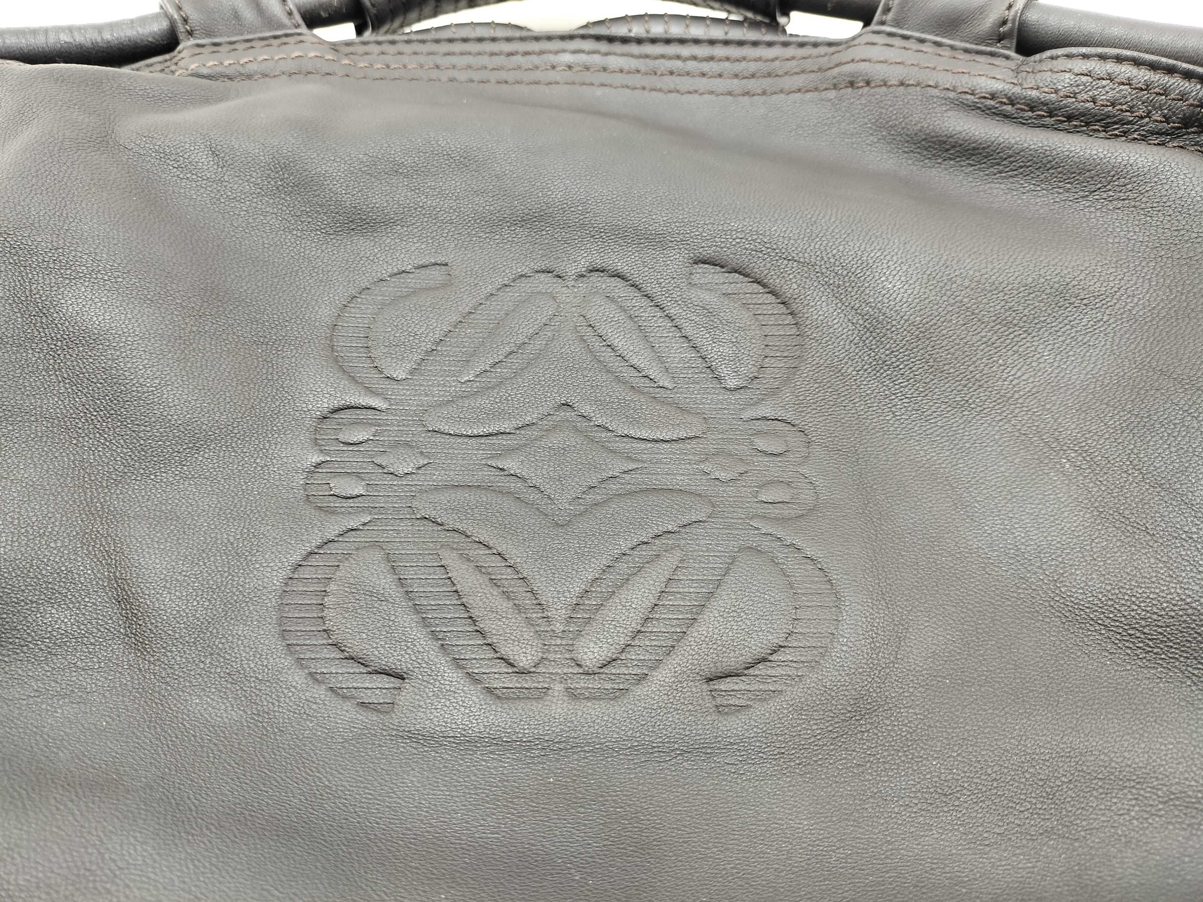 Anagram Nappa Alley Handbag Leather 298607 Dark Brown Handbag — view 14