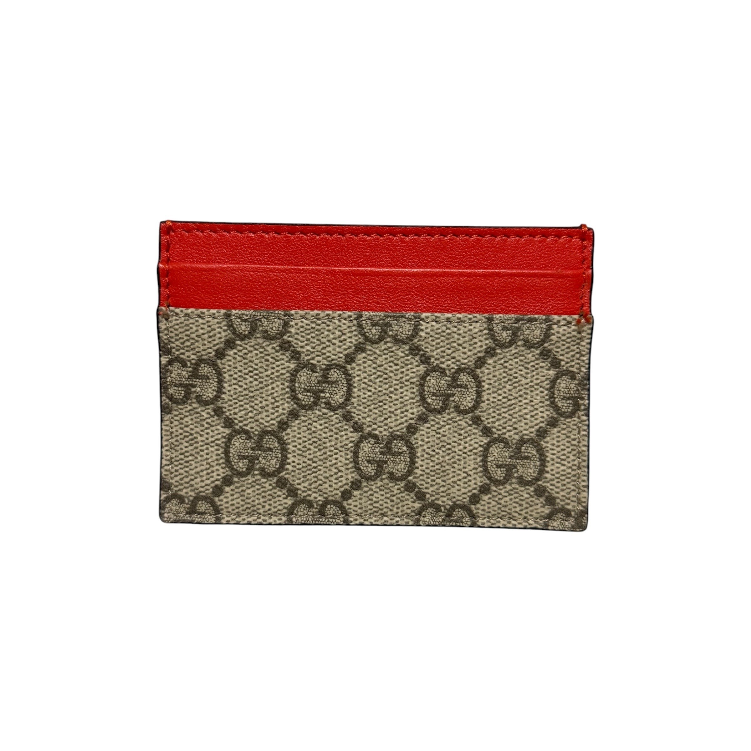GG Supreme card case, orange, unused. — view 2