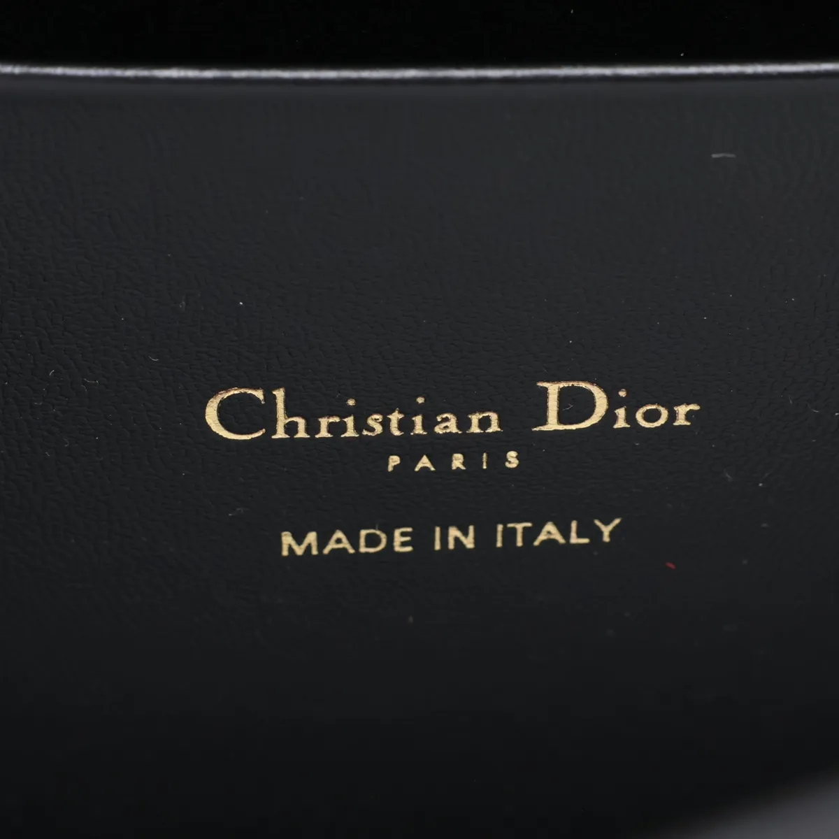 Lady Dior Cannage Toujours Vertical Medium Leather 2-Way Handbag, Black — view 10