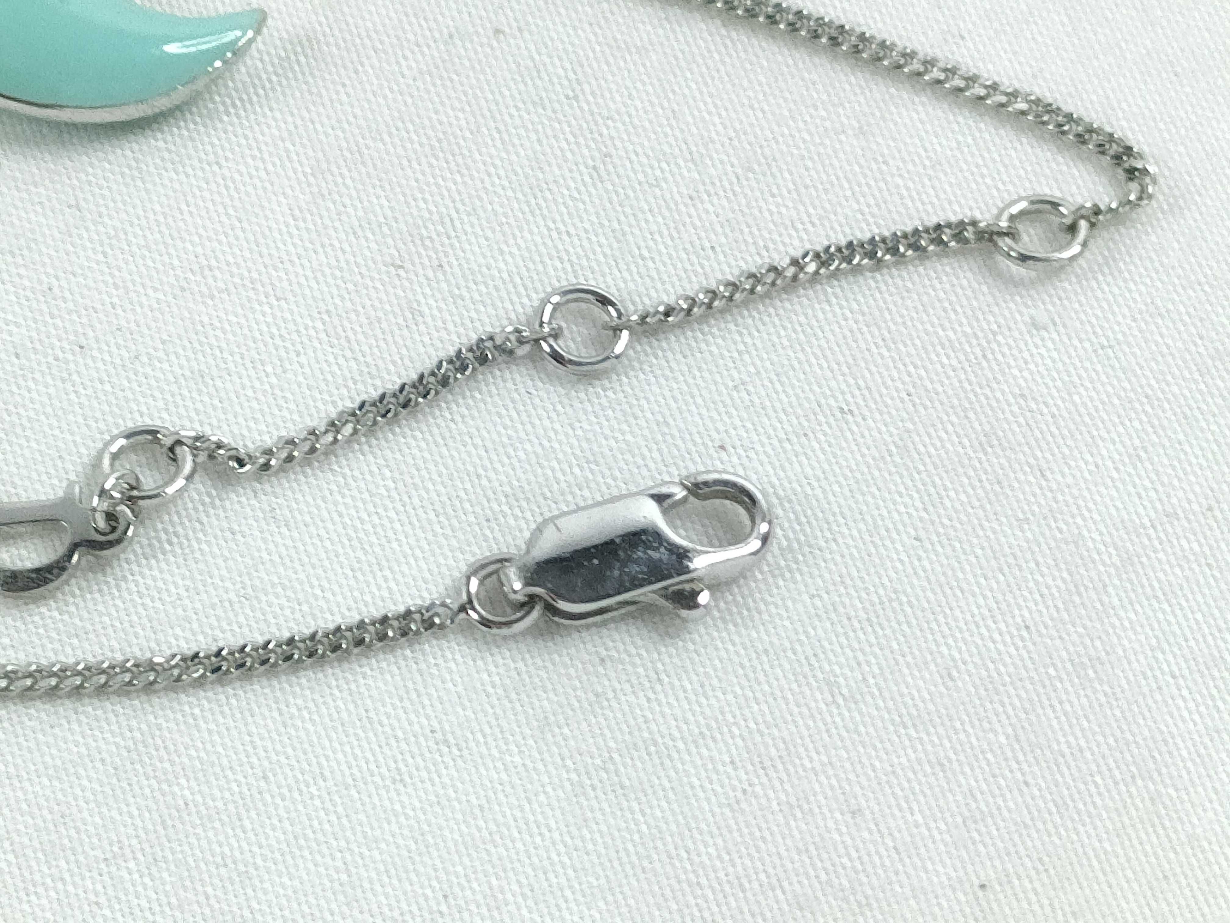 fang motif light blue bracelet (bracelet/bangle) — view 8