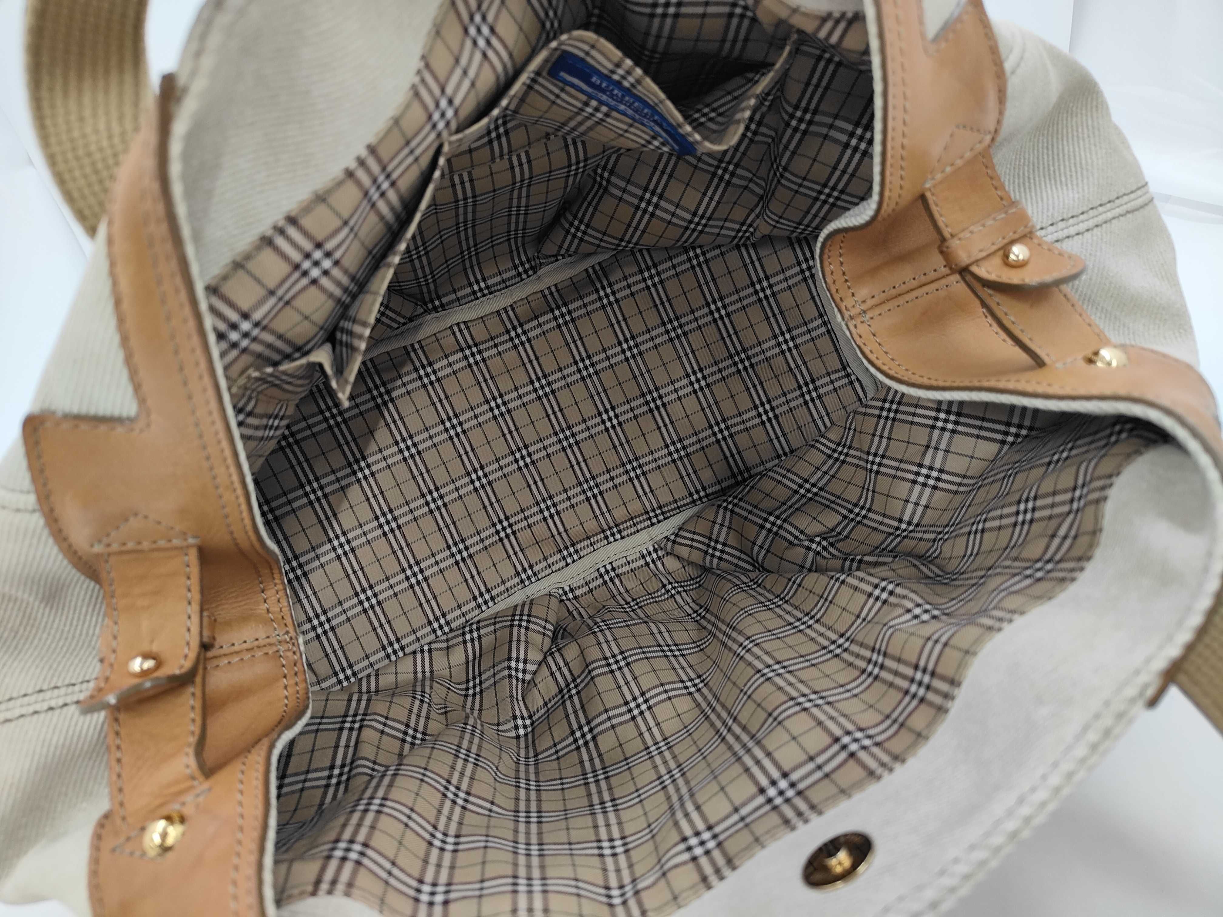 Blue Label denim tote bag — view 8