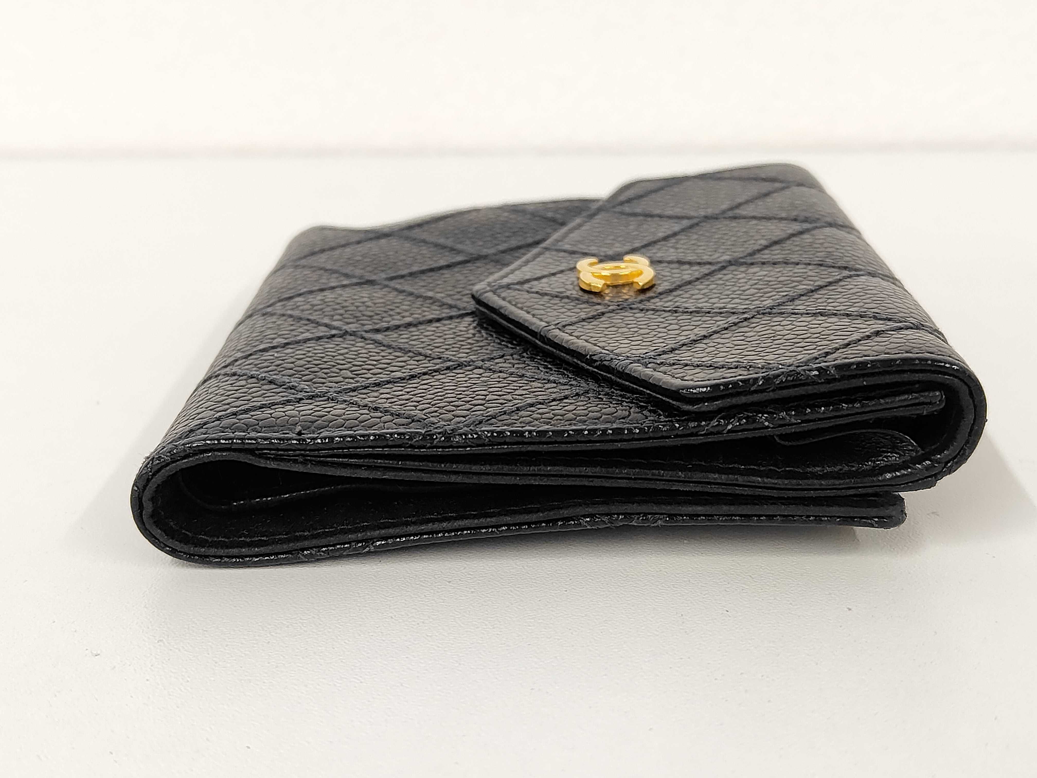 Caviar Skin Wild Stitch Double Snap Wallet — view 7