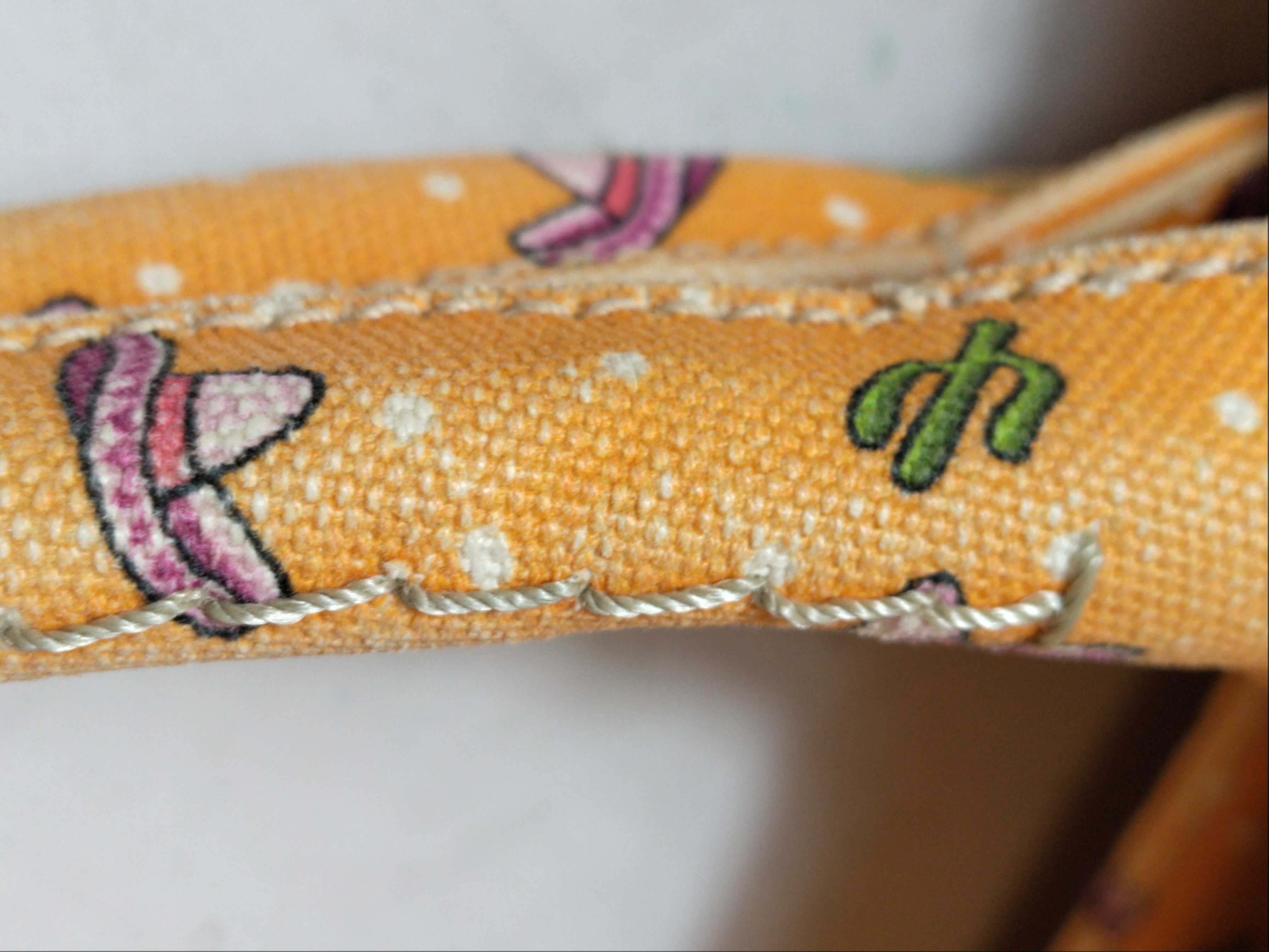 Orange Mexican Print Handbag — view 4