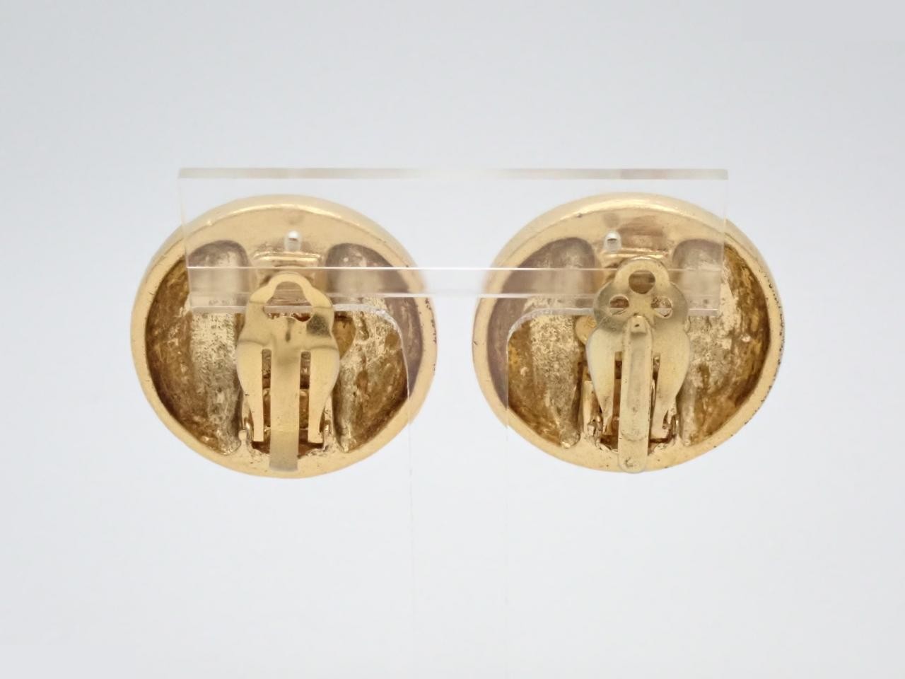 Coco Mark Round Earrings 2 3 — view 2