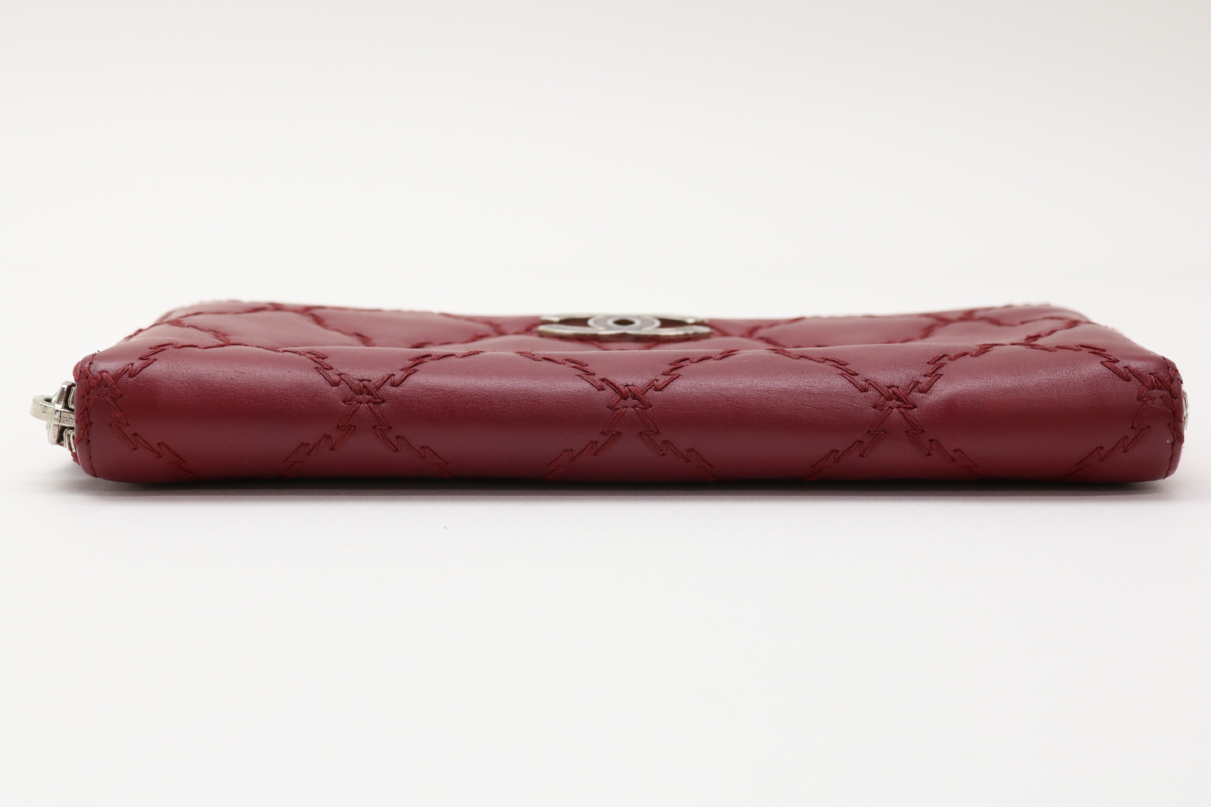 Lambskin Ultra Stitch Coco Mark Wallet — view 5