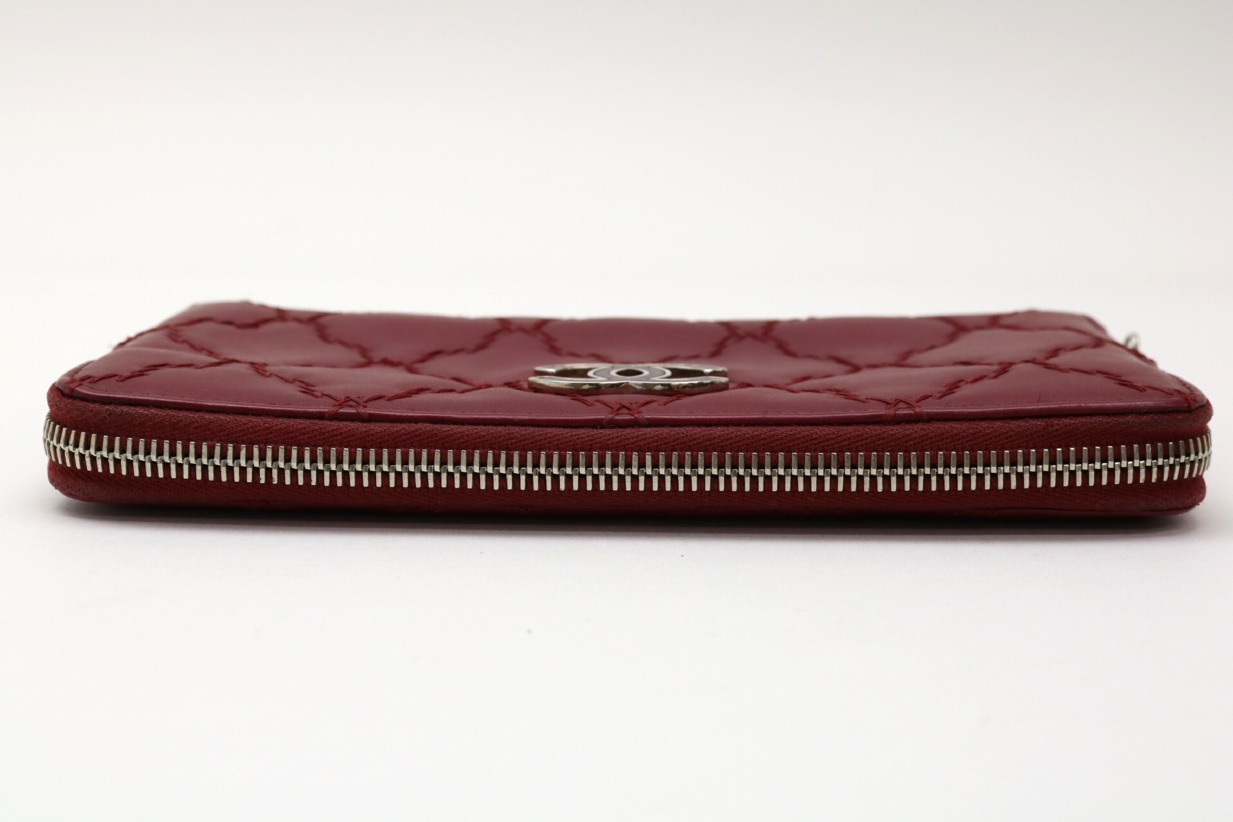 Lambskin Ultra Stitch Coco Mark Wallet — view 6
