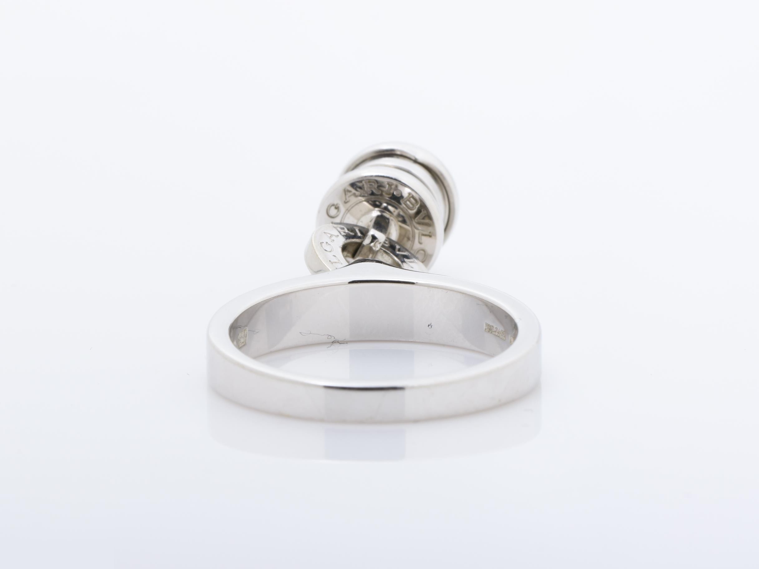 B.zero1 (precious metal) ring, 750WG, diamond, 7.5g, size #13 — view 4