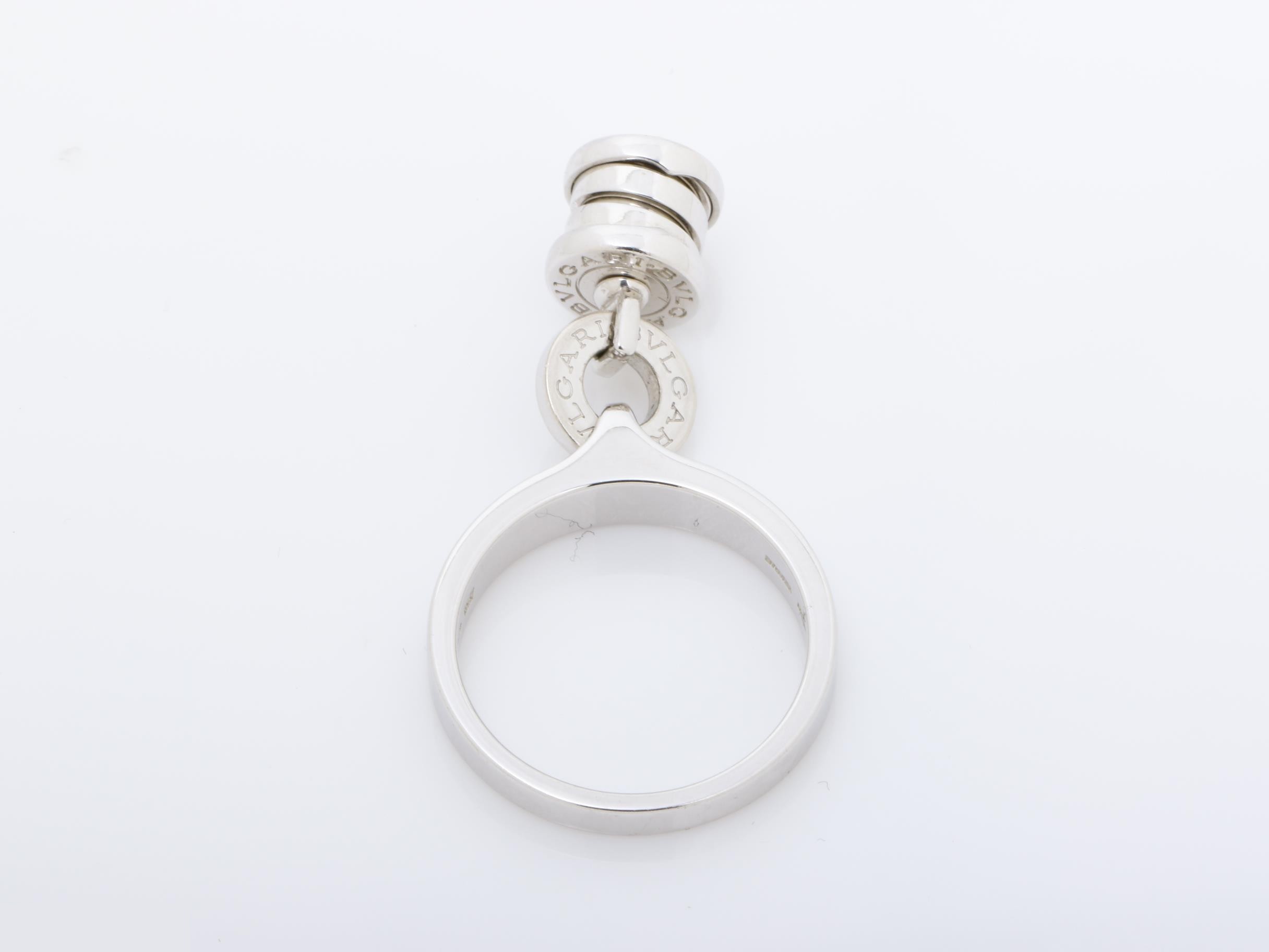 B.zero1 (precious metal) ring, 750WG, diamond, 7.5g, size #13 — view 5